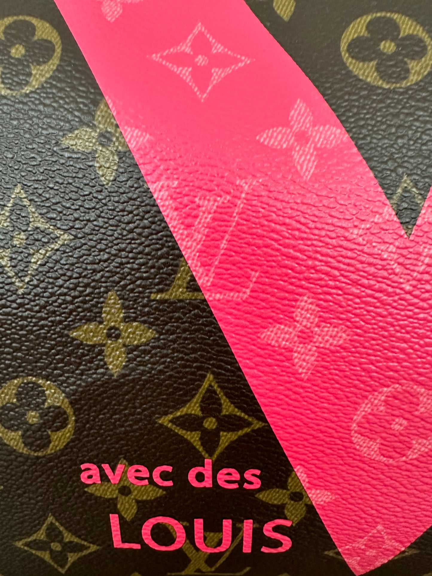 Louis Vuitton Speedy 30 V Voyage Grenade Monogram Pink Limited Edition