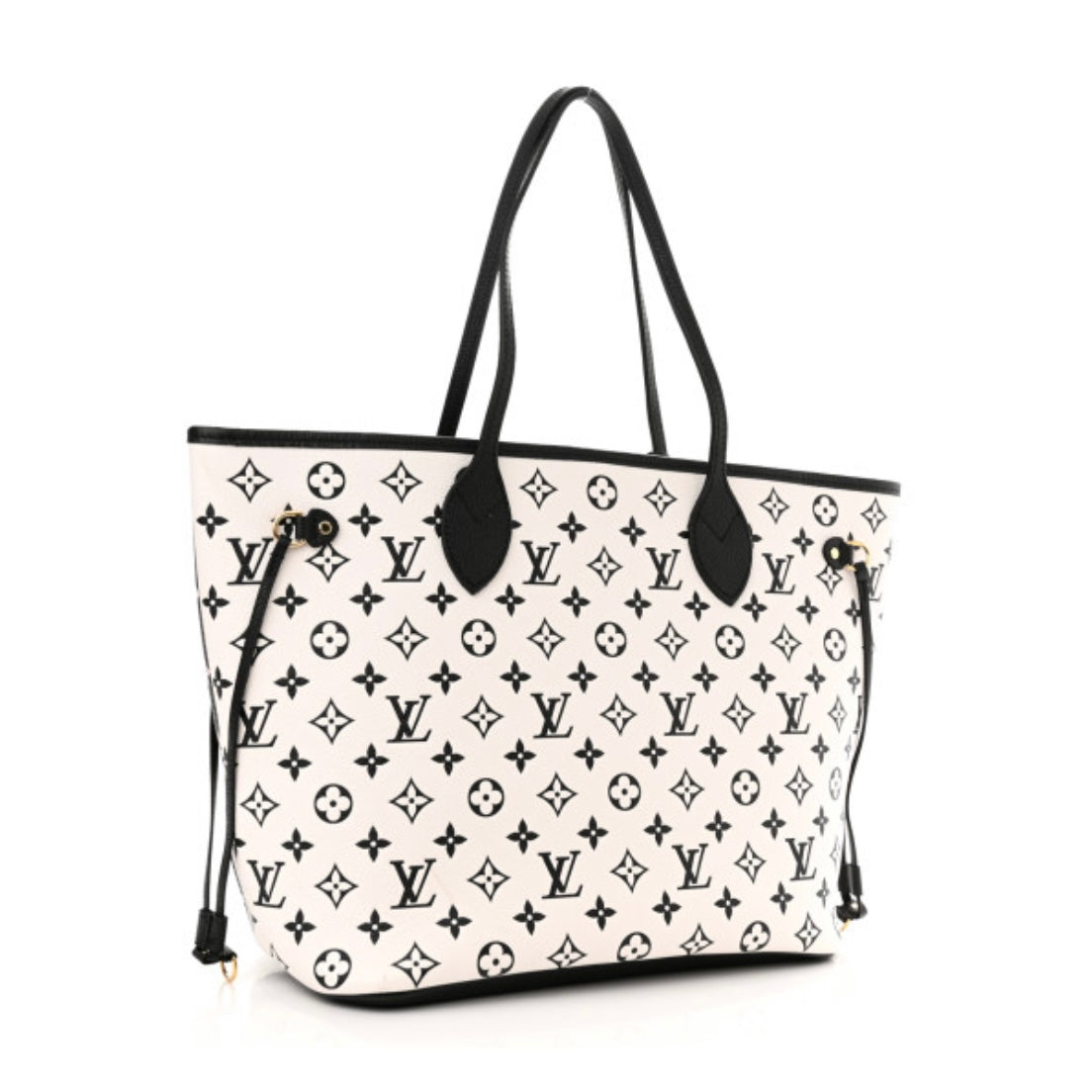 Louis Vuitton Spring in the City Neverfull MM in Black White Pink