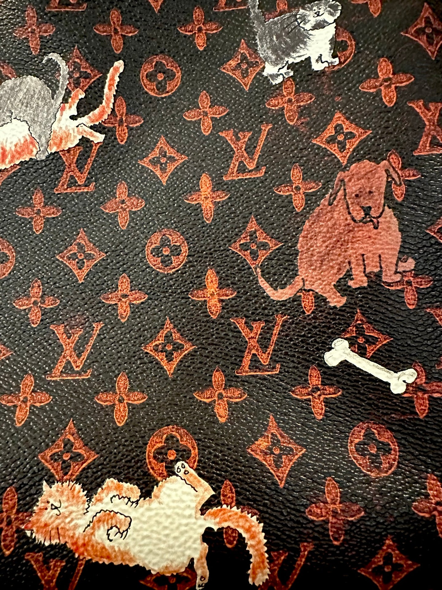 Louis Vuitton Grace Coddington Catogram Neverfull MM Limited Edition