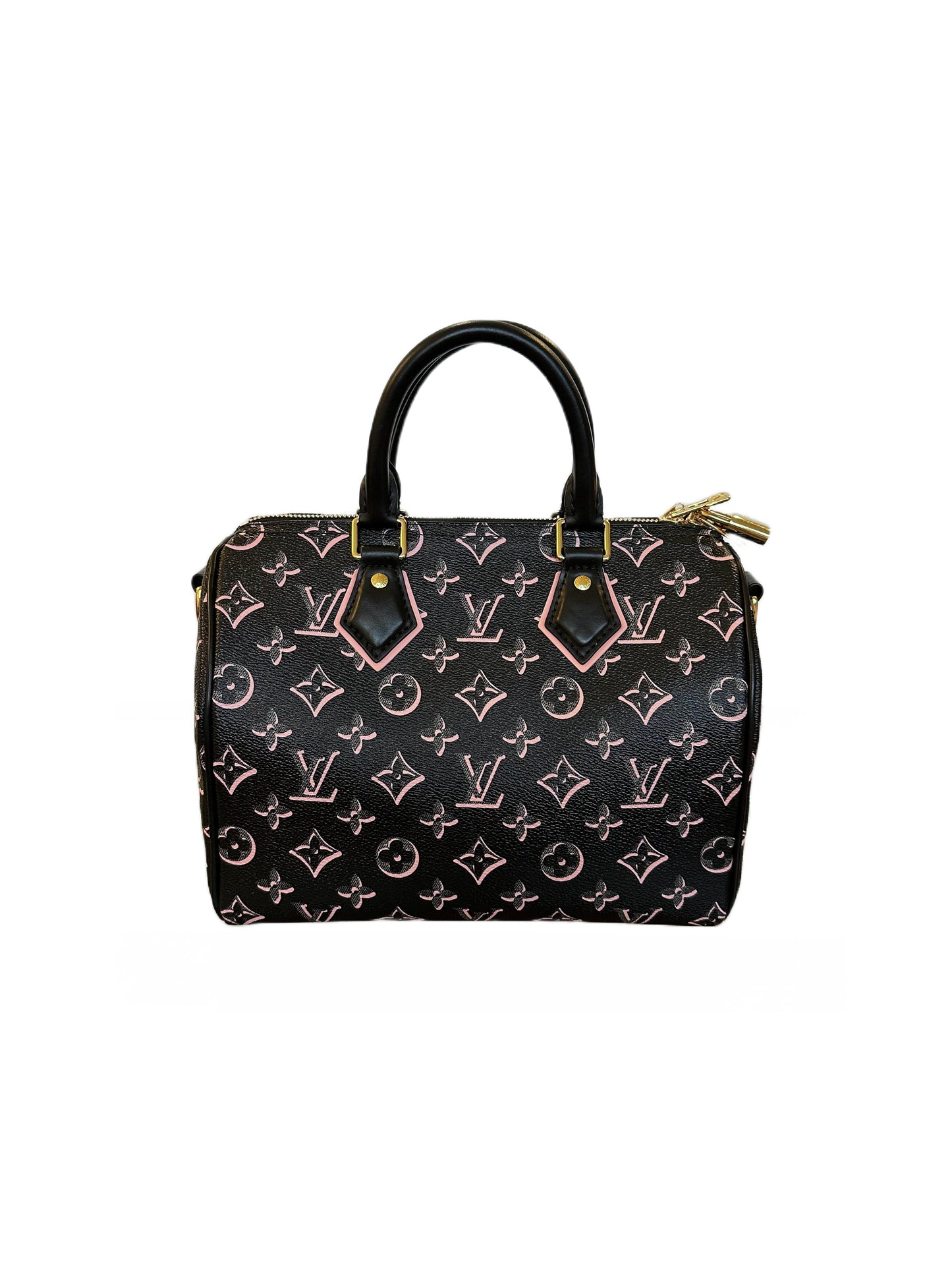 Louis Vuitton Fall for You Speedy Bandouliere 25 Watercolor Black Pink