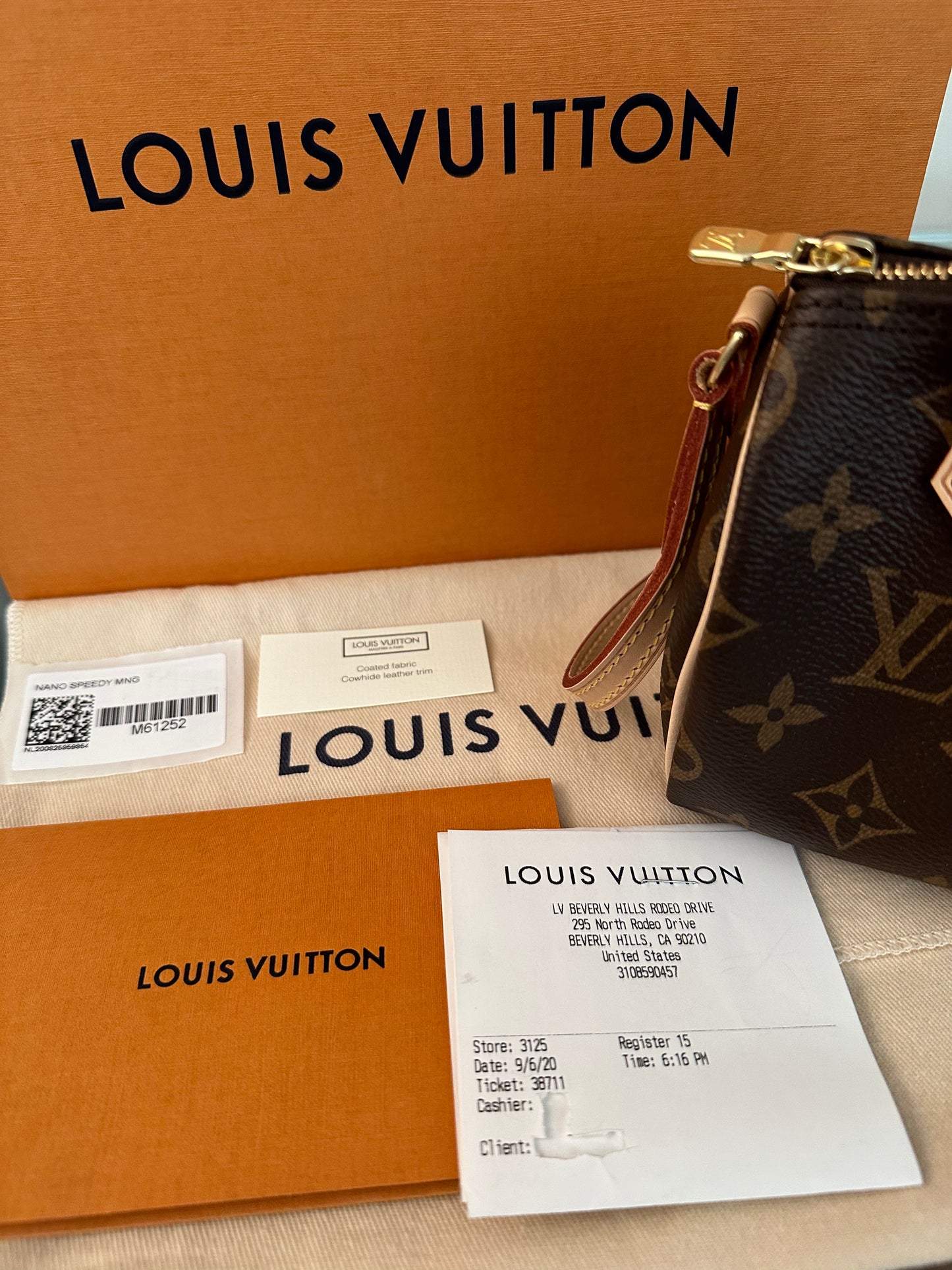 Louis Vuitton Nano Speedy Monogram