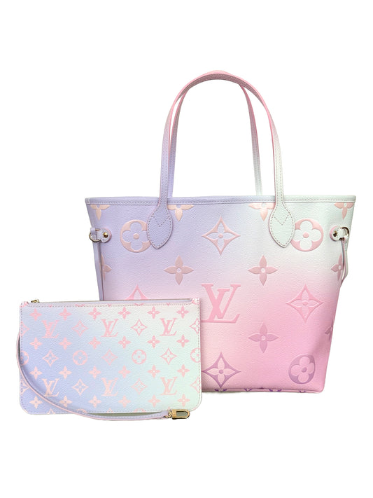 Louis Vuitton Sunrise Pastel Spring in the City Giant Monogram Neverfull MM