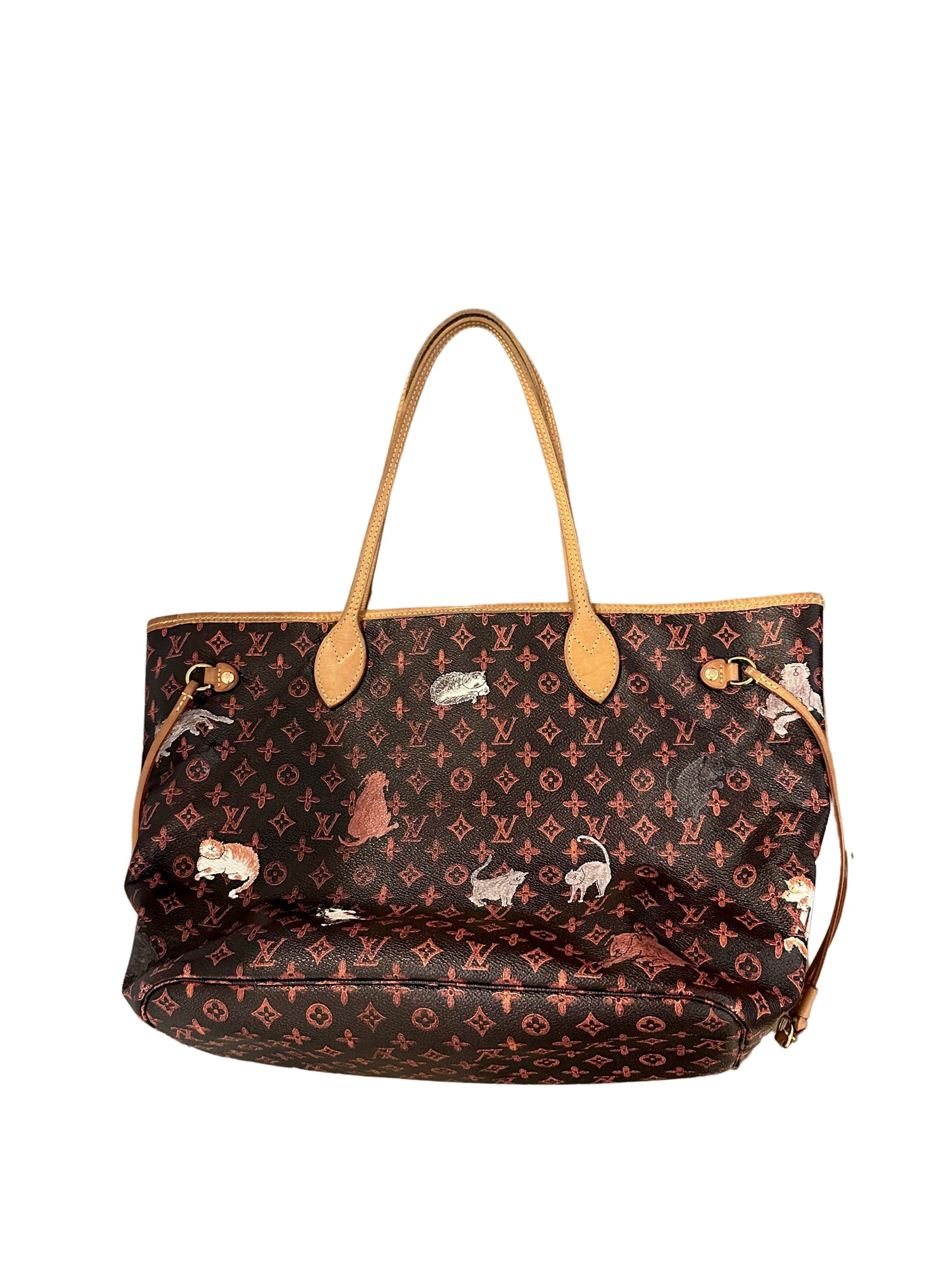 Louis Vuitton Grace Coddington Catogram Neverfull MM Limited Edition