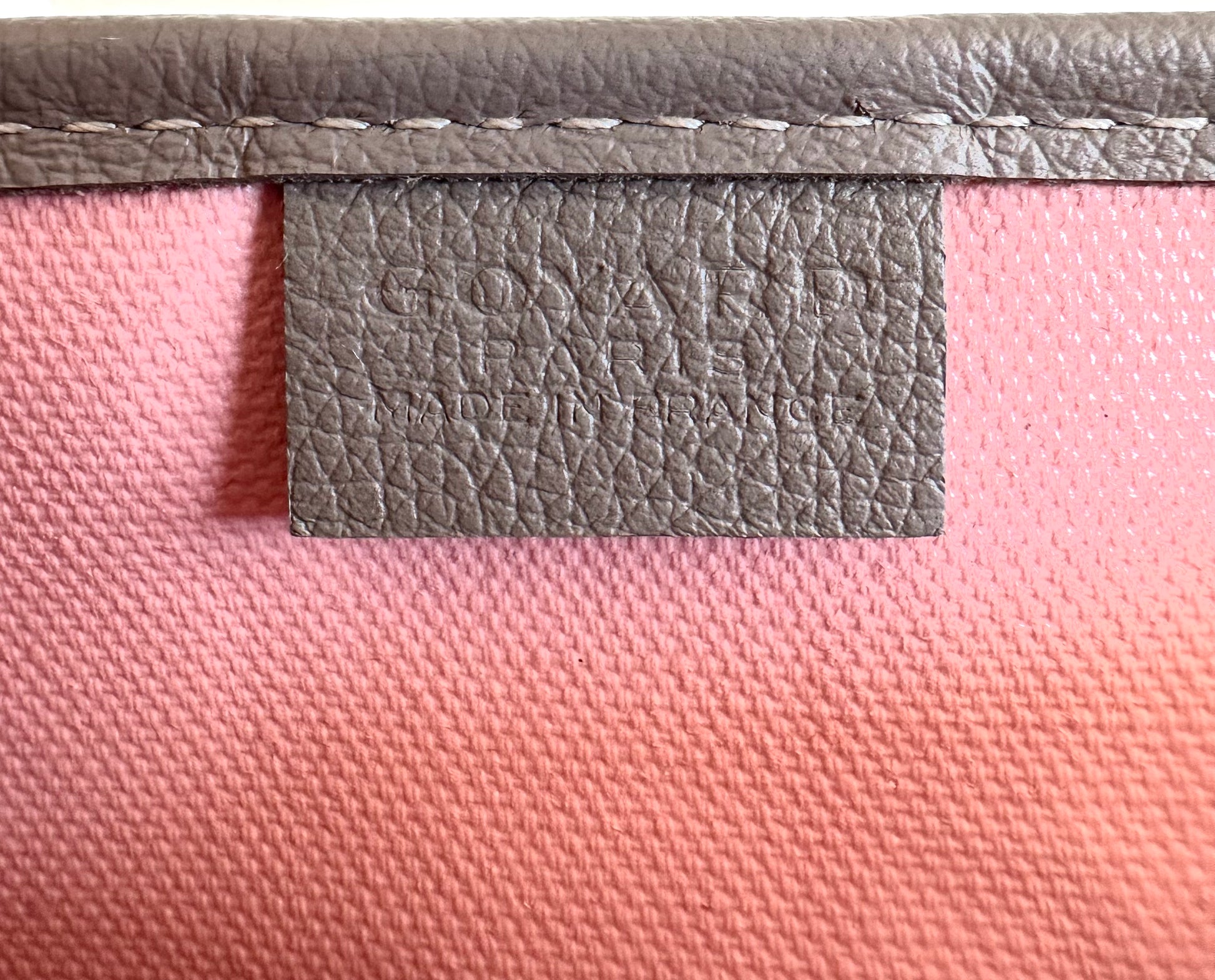 Goyard Limited Edition Greige Clair-Voie Poitiers Tote, 2023 (Like New), Brown/Pink Womens Handbag