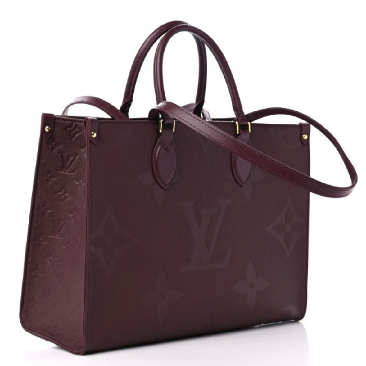 Louis Vuitton OnTheGo MM Wine Monogram Empreinte Giant