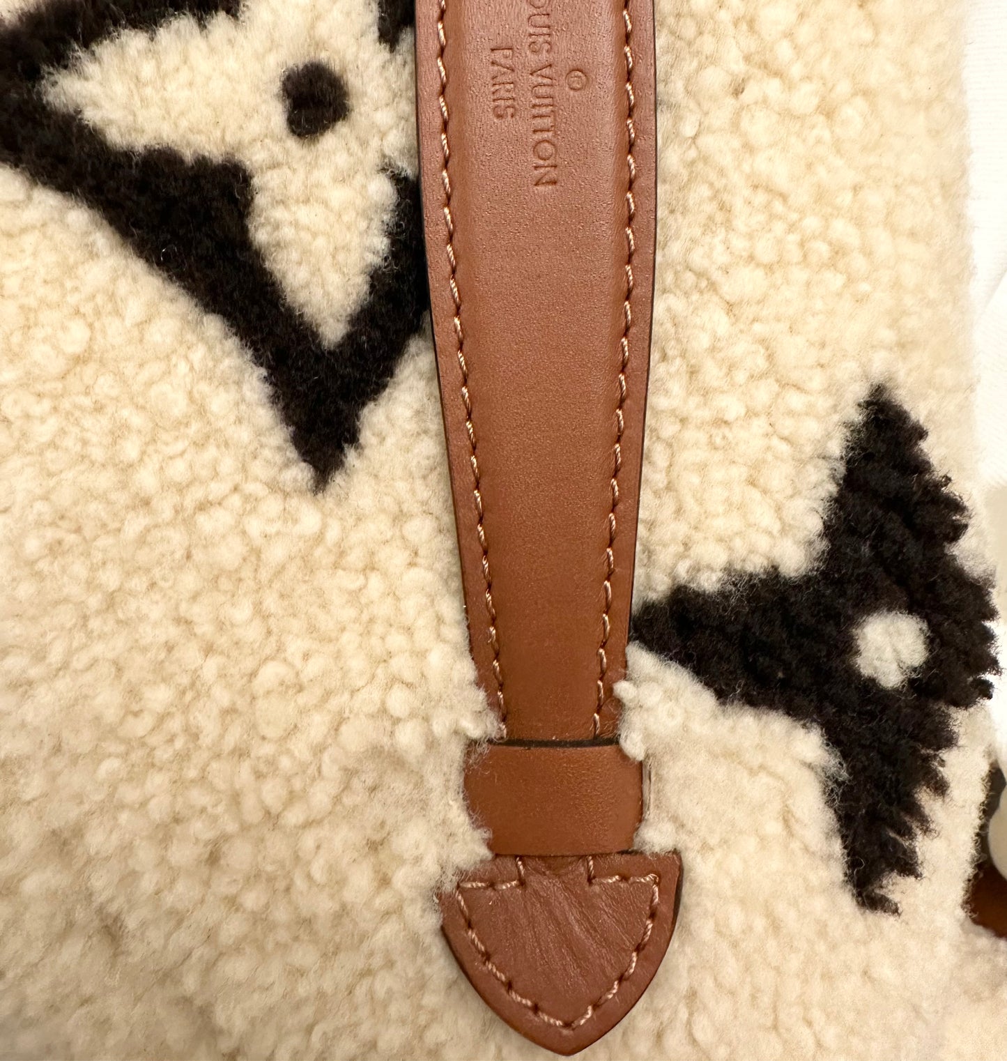 Louis Vuitton Monogram Teddy Fleece Shearling Bumbag Waist Bag