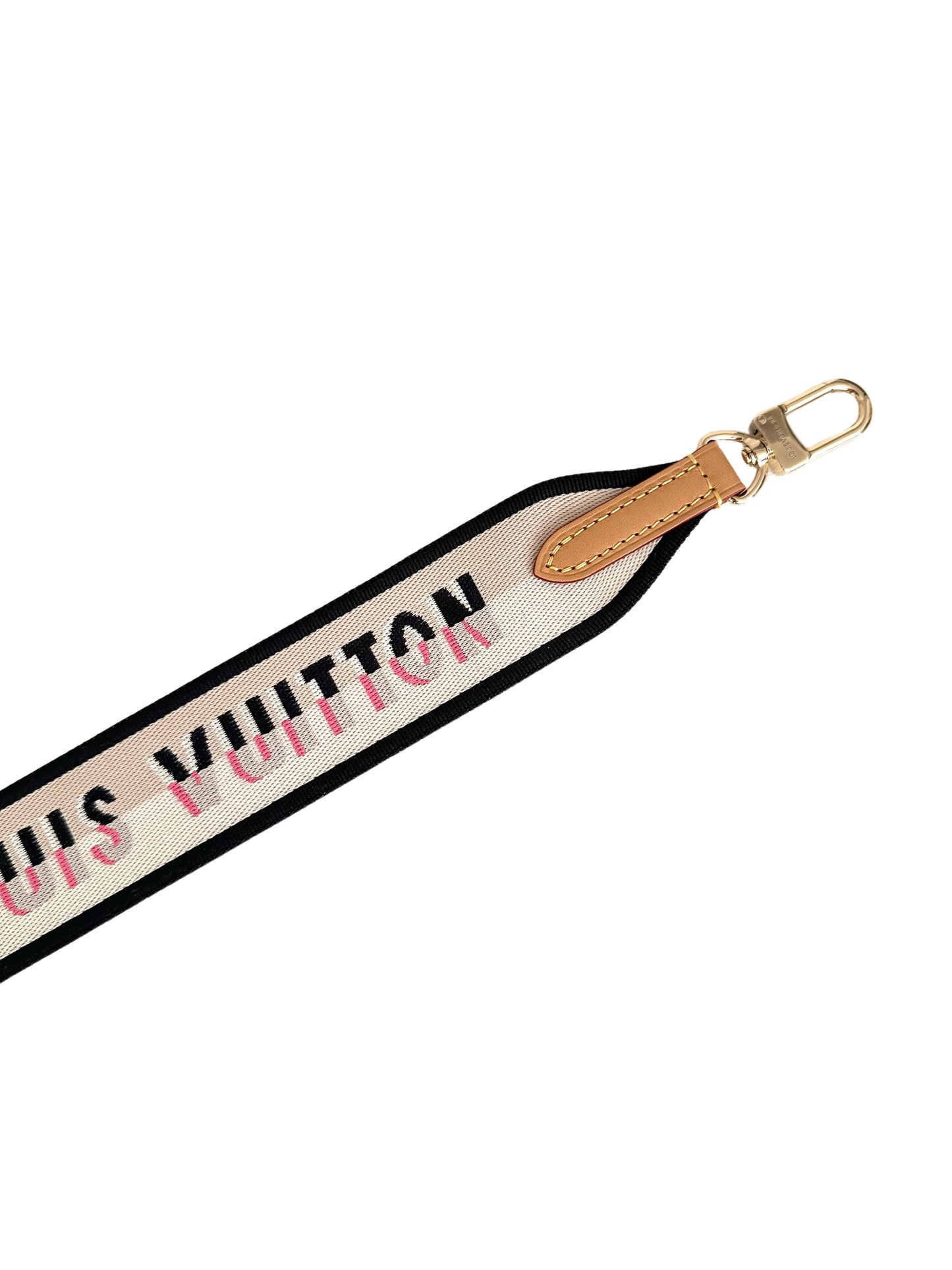 Louis Vuitton Jacquard Speedy Diane Shoulder Guitar Strap Black