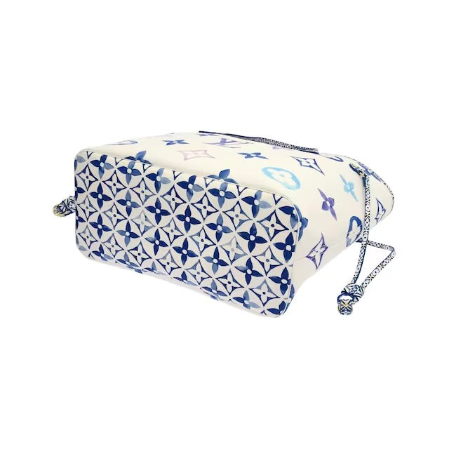 Louis Vuitton By the Pool Monogram Giant Neverfull MM Tote Blue
