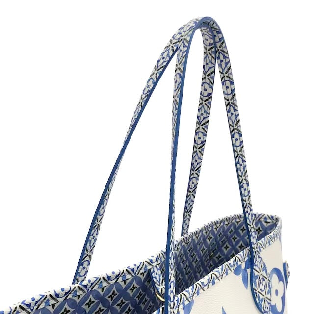 Louis Vuitton By the Pool Monogram Giant Neverfull MM Tote Blue