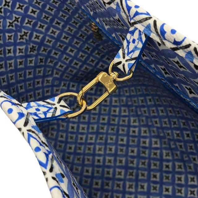 Louis Vuitton By the Pool Monogram Giant Neverfull MM Tote Blue