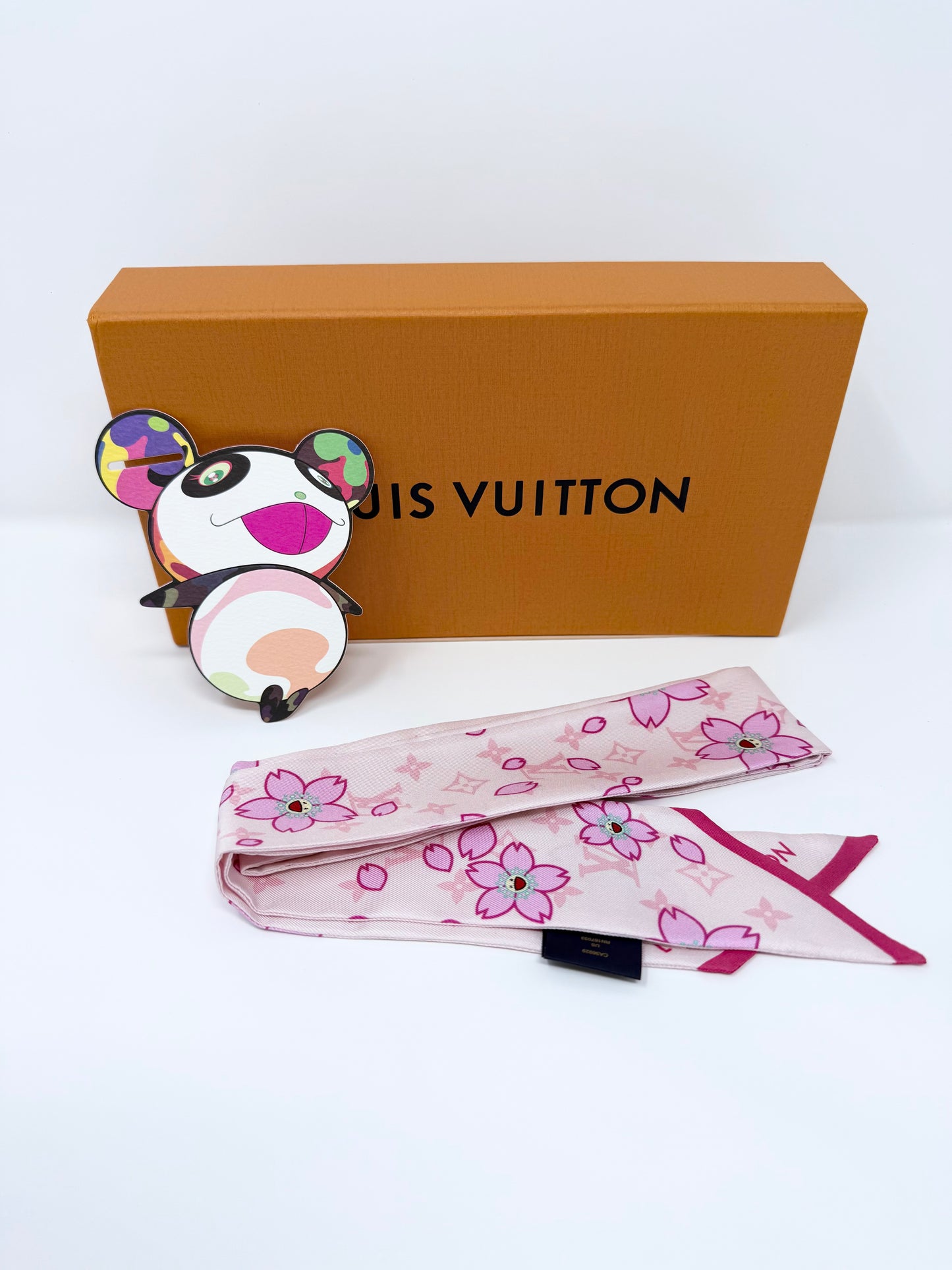 Louis Vuitton x Takashi Murakami Monogram Cherry Blossom Bandeau BB Pink