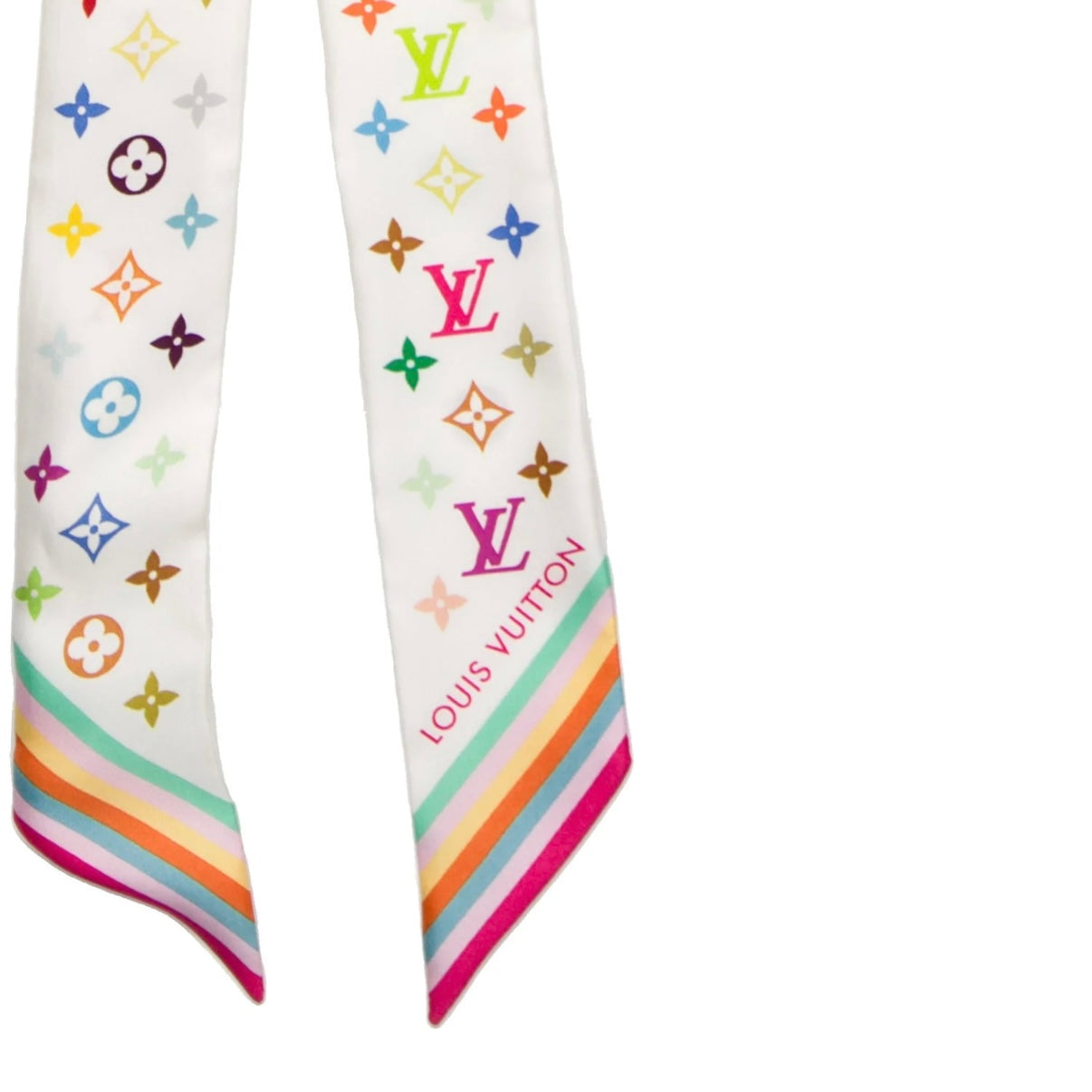 Louis Vuitton x Takashi Murakami Monogram Bandeau BB White Multicolor