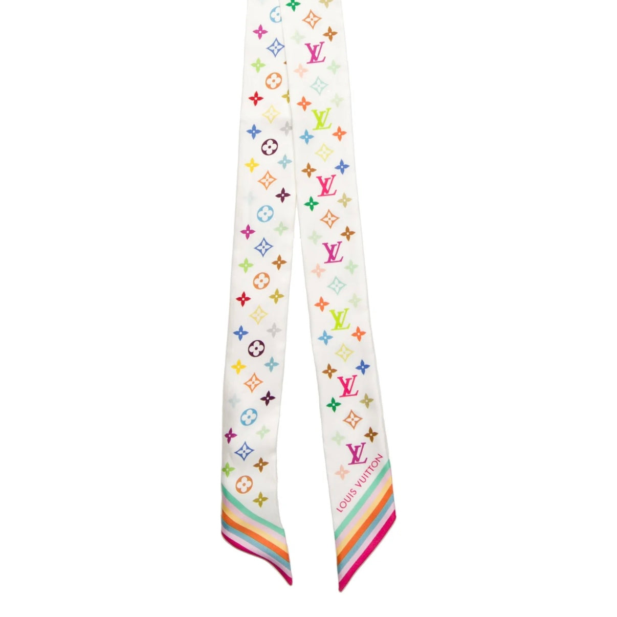 Louis Vuitton x Takashi Murakami Monogram Bandeau BB White Multicolor