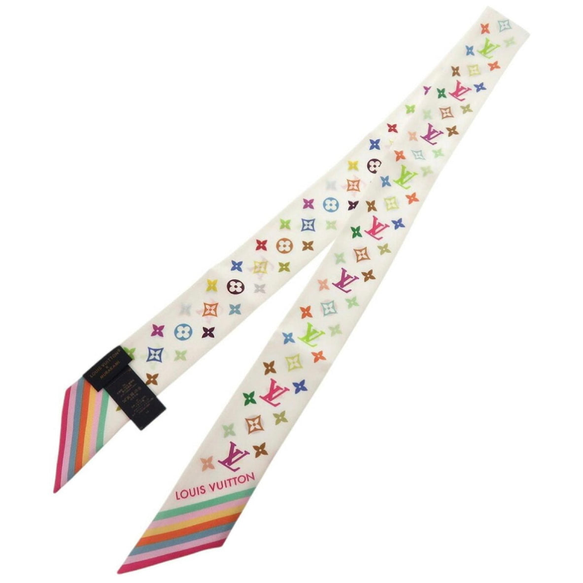 Louis Vuitton x Takashi Murakami Monogram Bandeau BB White Multicolor
