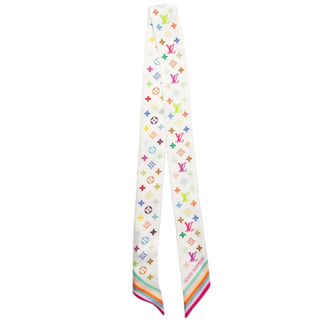 Louis Vuitton x Takashi Murakami Monogram Bandeau BB White Multicolor