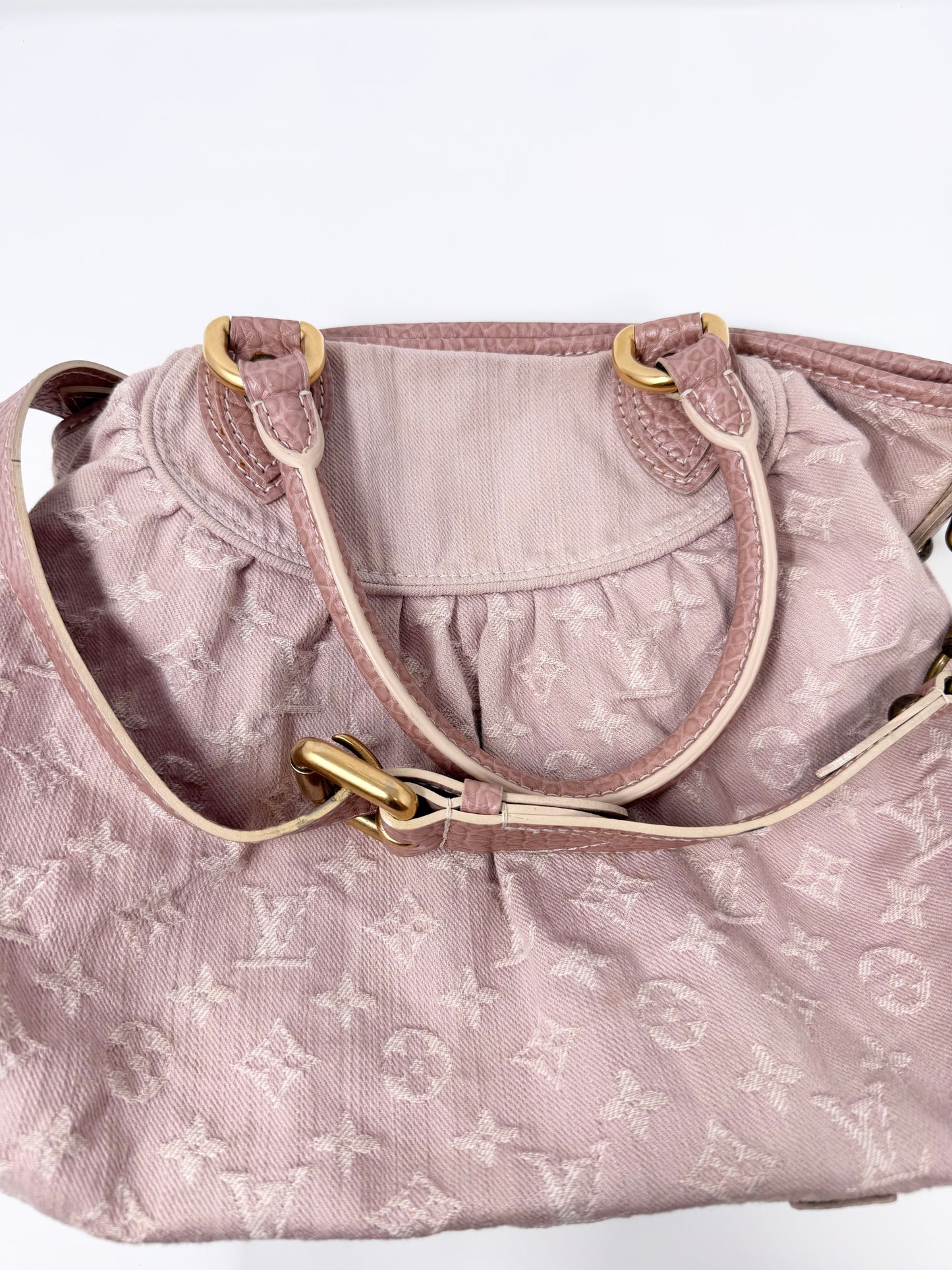 Louis Vuitton Monogram Denim Neo Cabby MM Pink