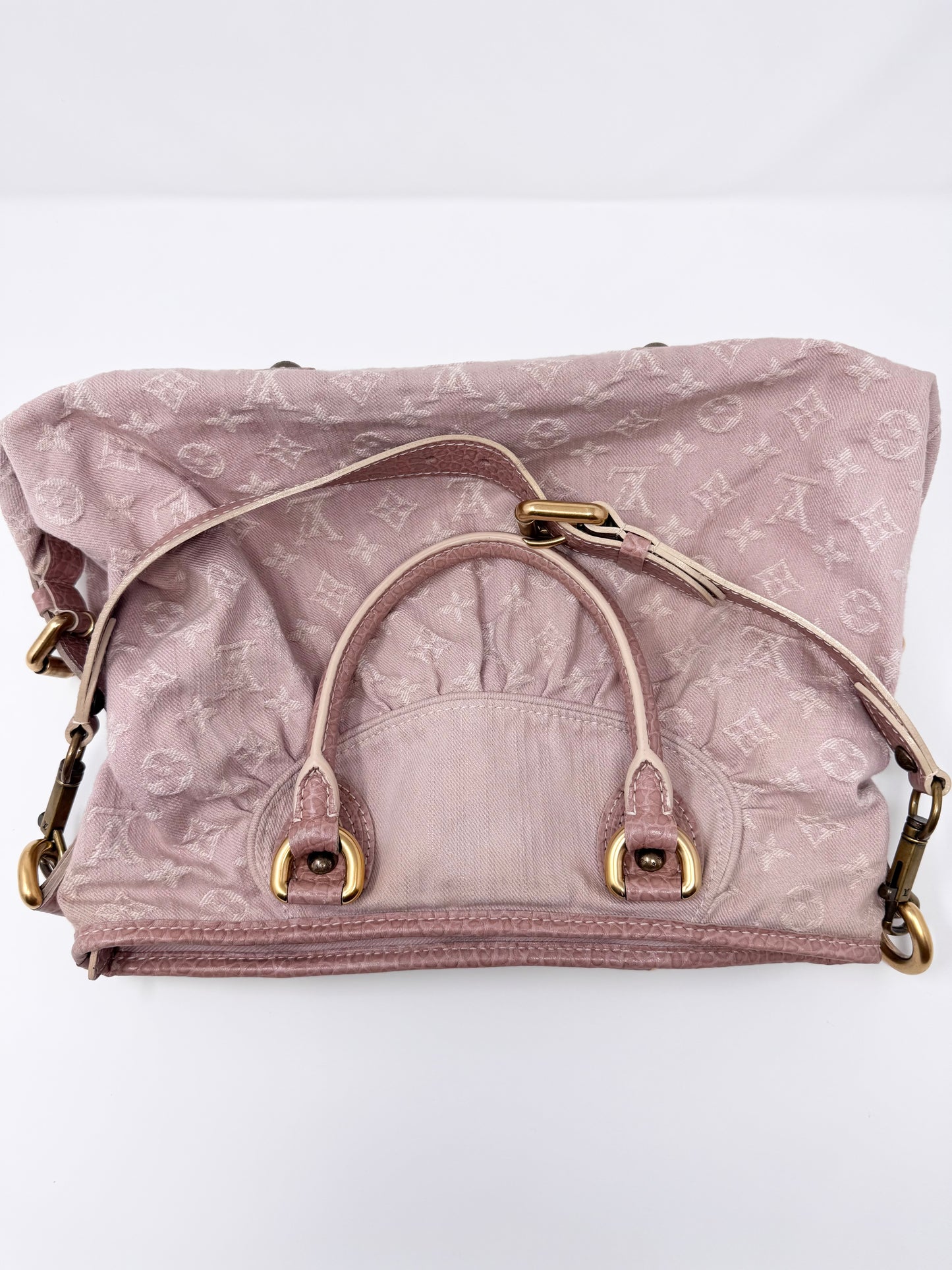 Louis Vuitton Monogram Denim Neo Cabby MM Pink
