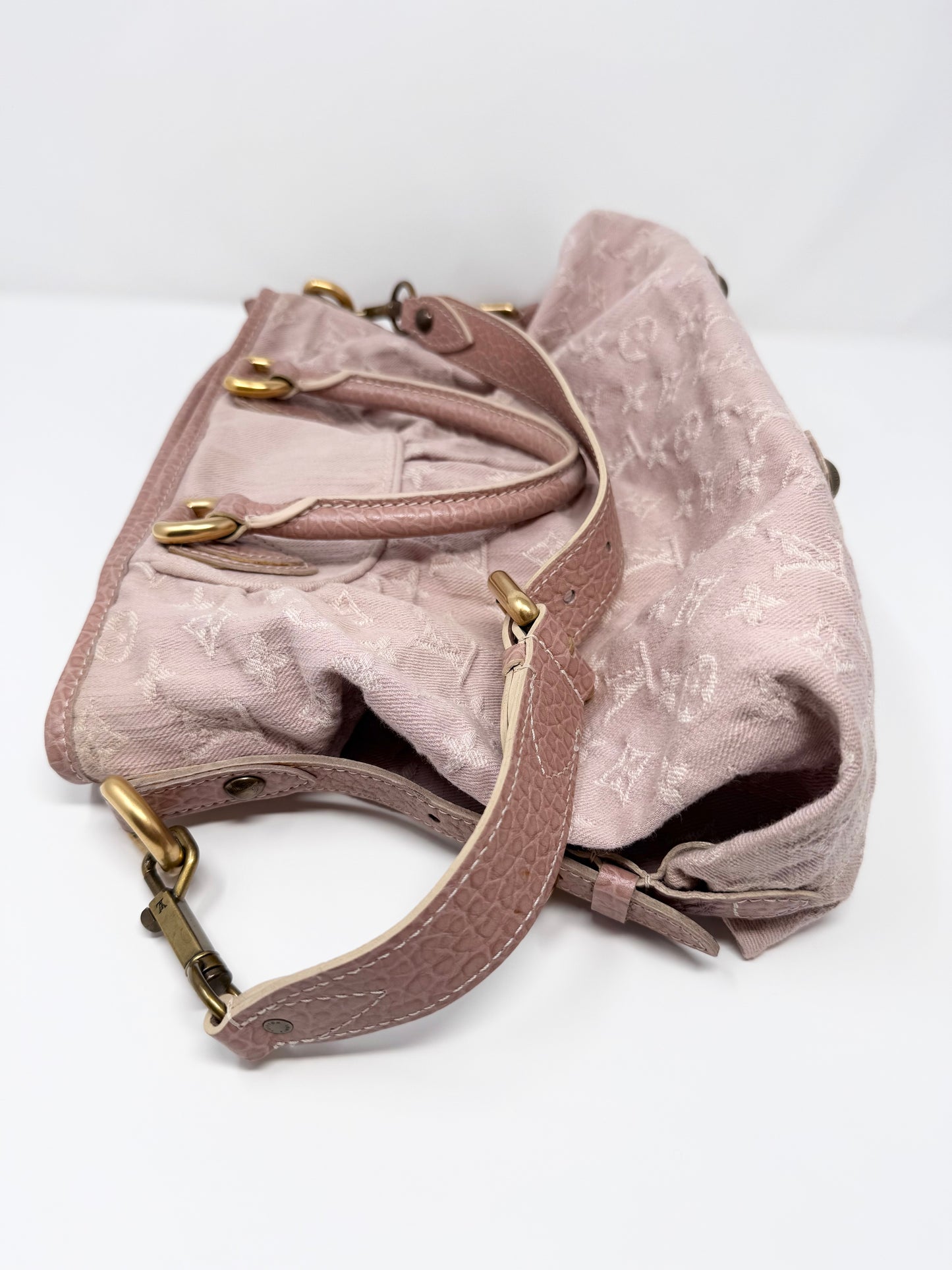 Louis Vuitton Monogram Denim Neo Cabby MM Pink
