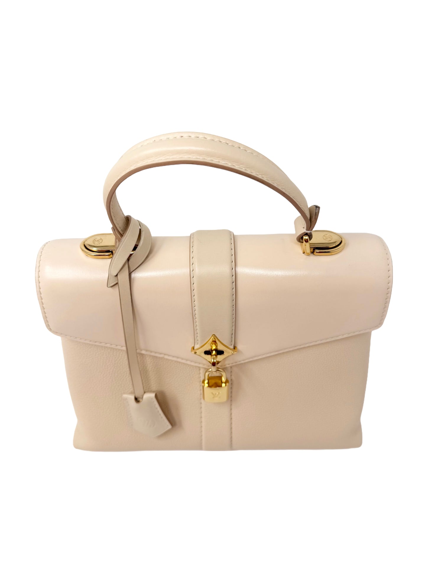 Louis Vuitton Rose Des Vents PM Top Handle Crossbody Bag Cream Creme