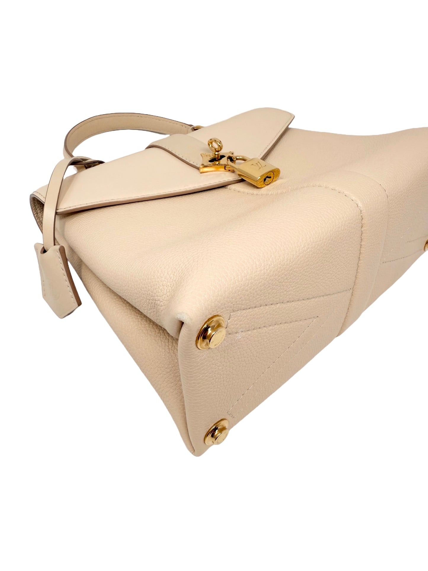 Louis Vuitton Rose Des Vents PM Top Handle Crossbody Bag Cream Creme