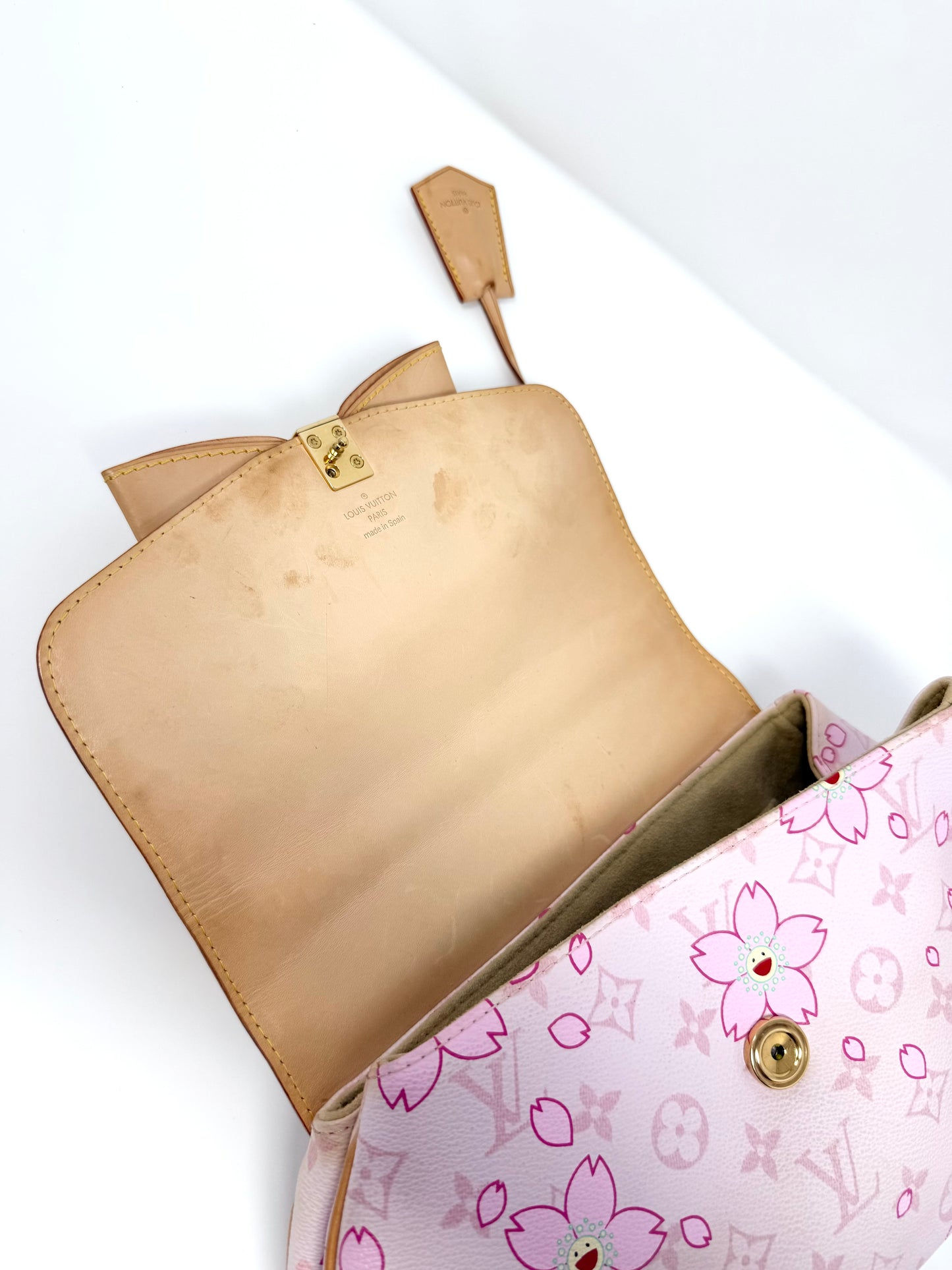 Louis Vuitton Murakami Cherry Blossom Sac Retro Pink