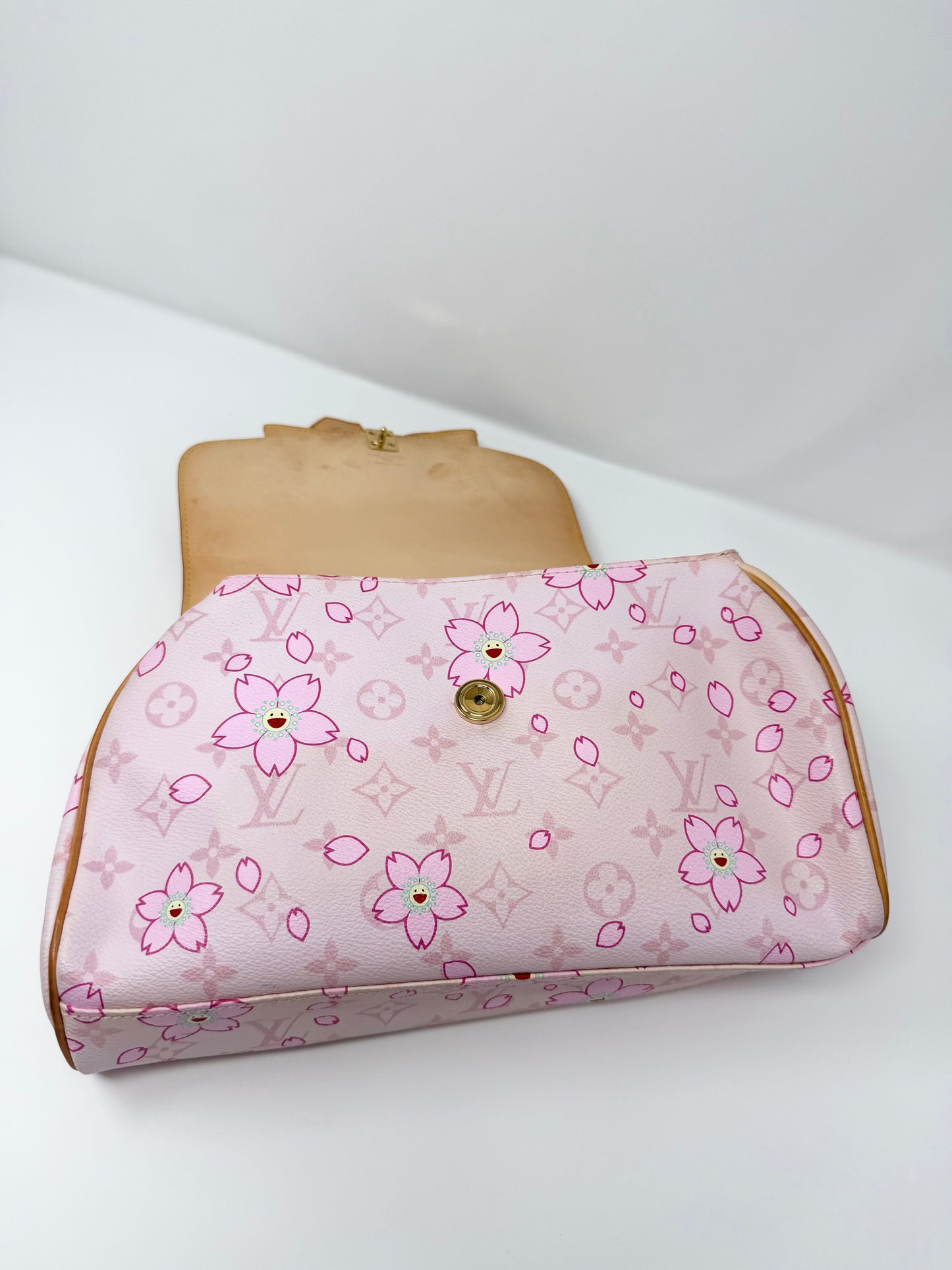 Louis Vuitton Murakami Cherry Blossom Sac Retro Pink