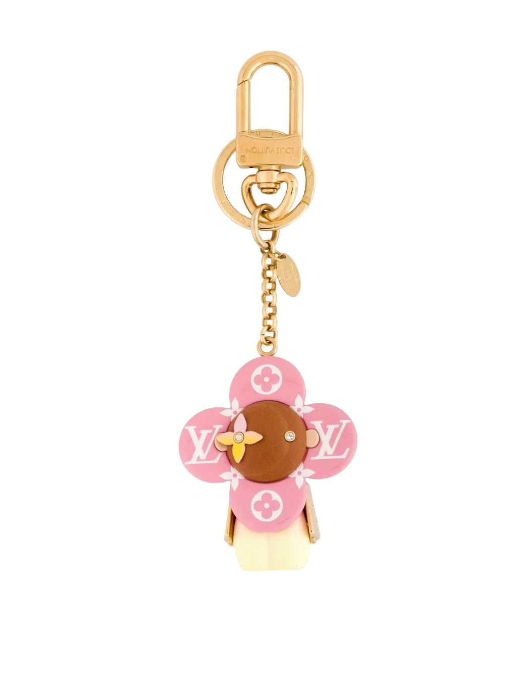 Louis Vuitton Vivienne By the Pool Monogram Giant Escale Ombre Pastel Pink Yellow Charm And Key Holder