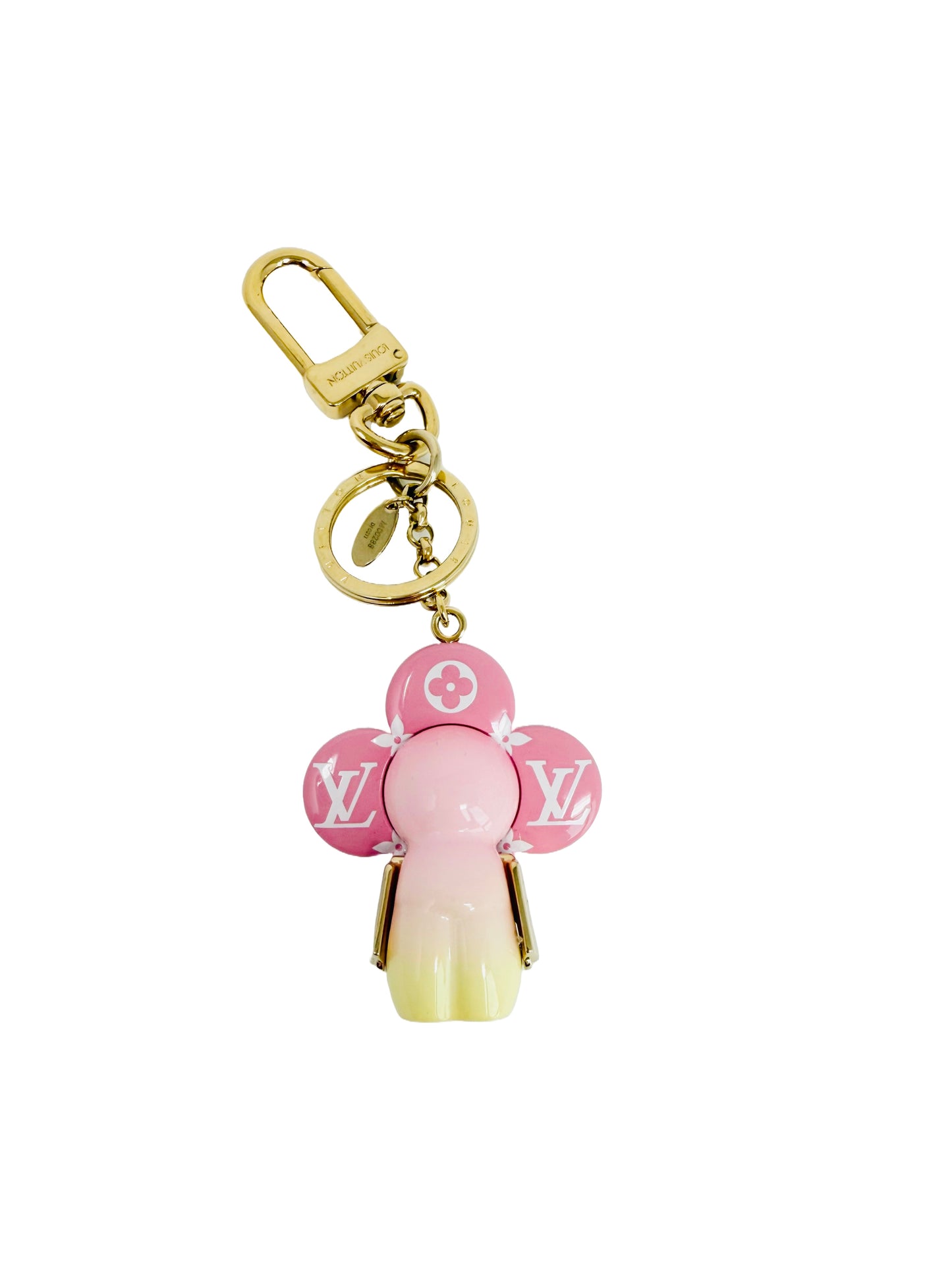 Louis Vuitton Vivienne By the Pool Monogram Giant Escale Ombre Pastel Pink Yellow Charm And Key Holder