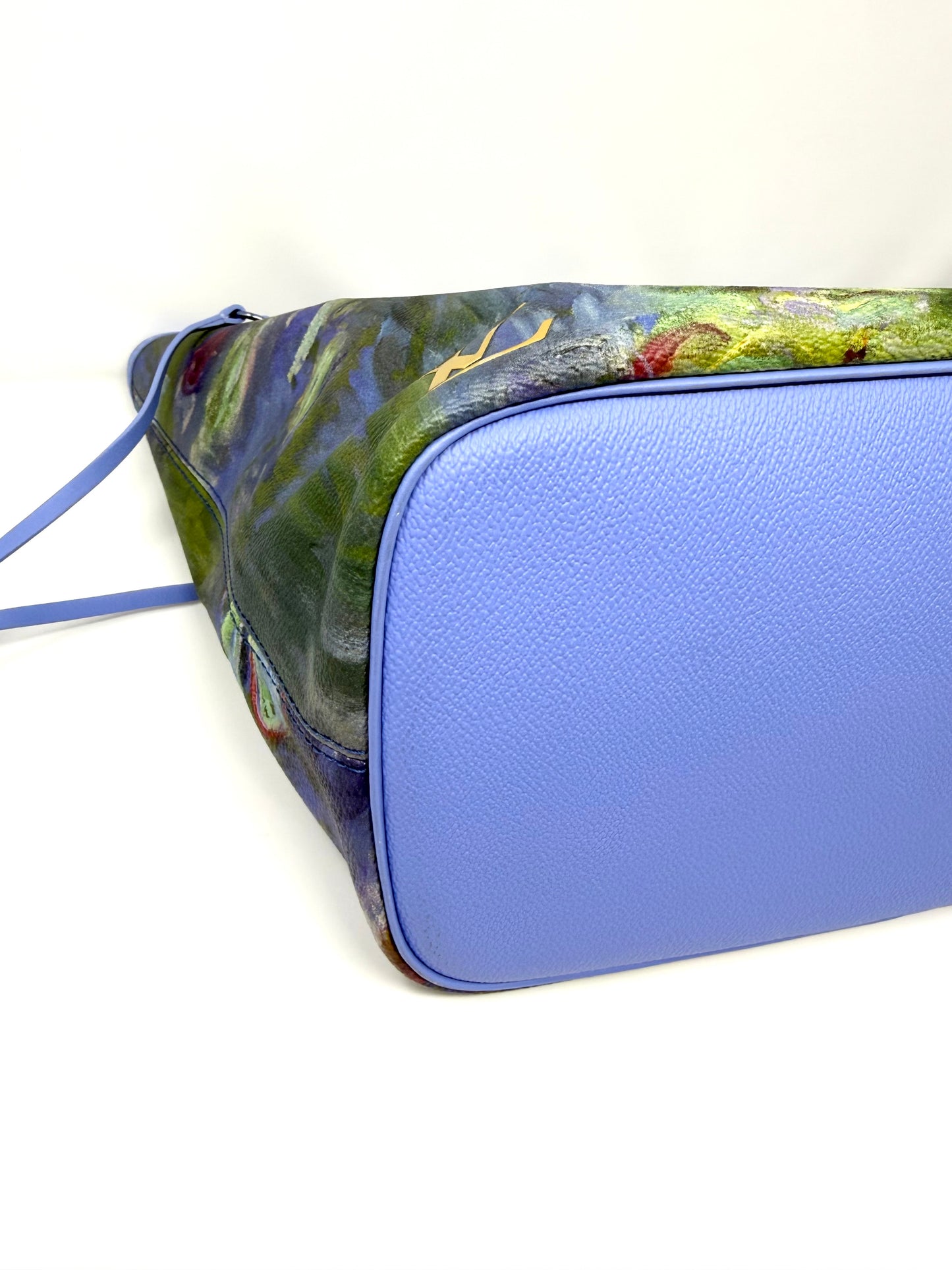 Louis Vuitton Monet Neverfull MM w/ Pouch Masters Collection Lillies Multicolor