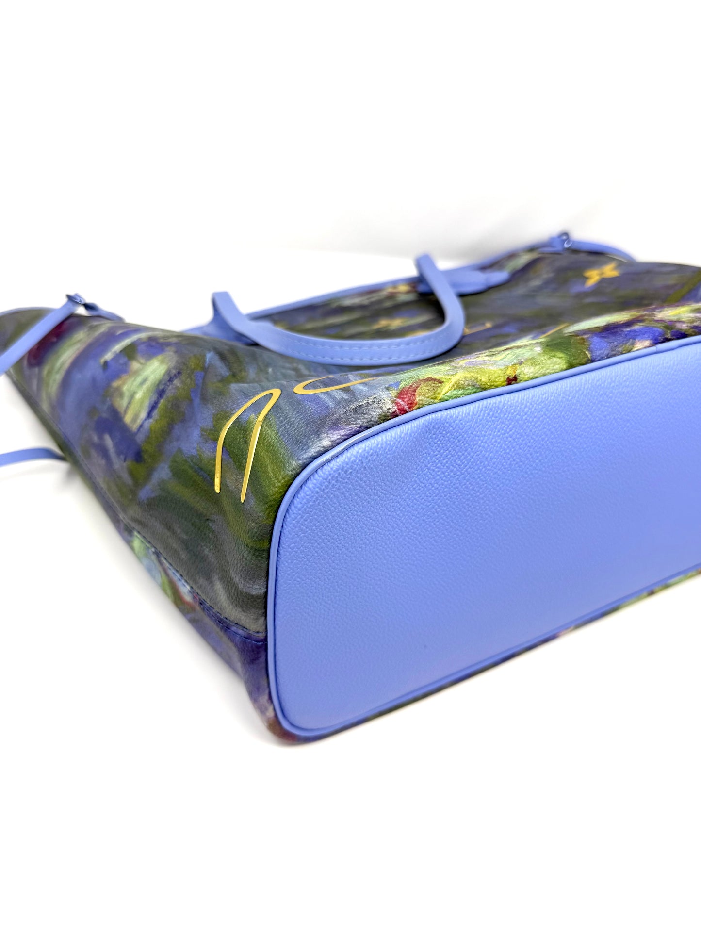 Louis Vuitton Monet Neverfull MM w/ Pouch Masters Collection Lillies Multicolor