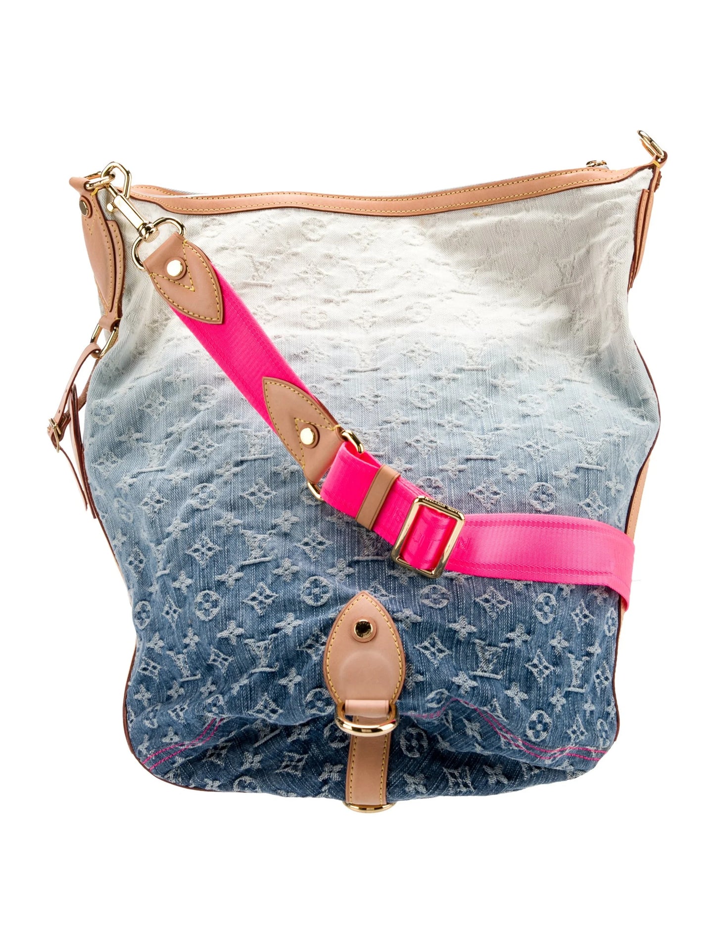 Louis Vuitton Monogram Denim Sunburst PM Blue Ombre Pink