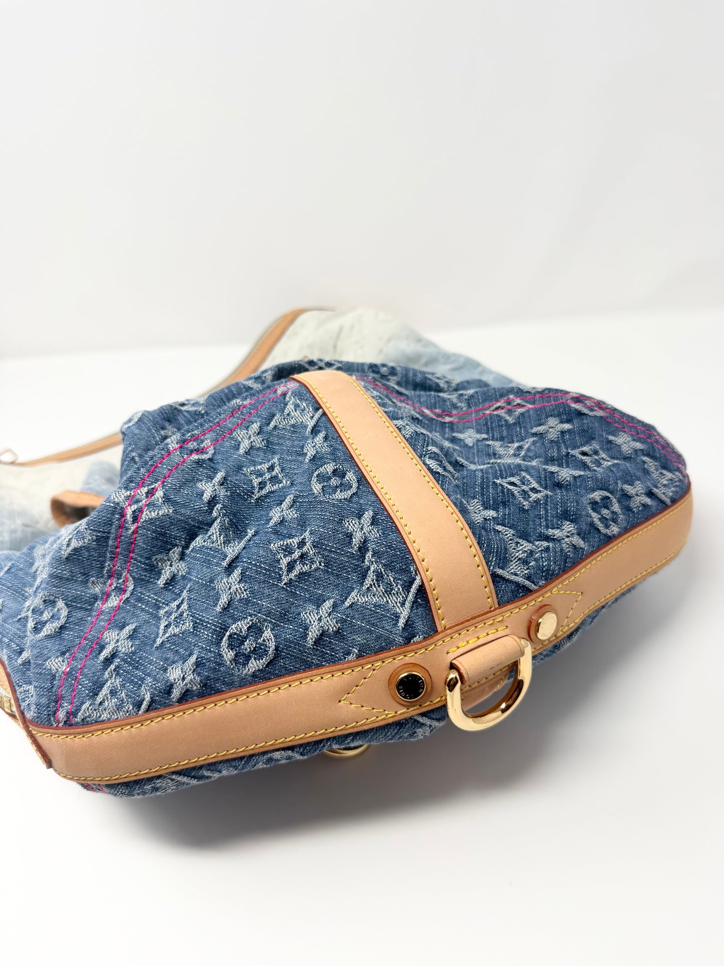 Louis Vuitton Monogram Denim Sunburst PM Blue Ombre Pink