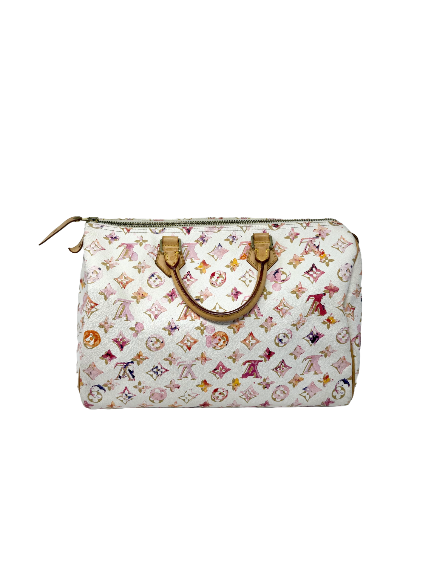 Louis Vuitton Richard Prince Watercolor Aquarelle Speedy 35 White