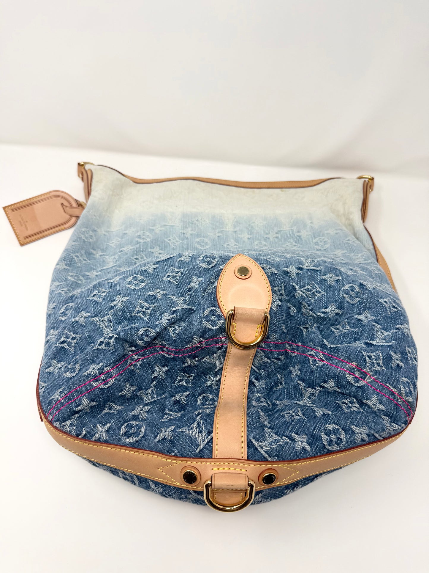 Louis Vuitton Monogram Denim Sunburst PM Blue Ombre Pink