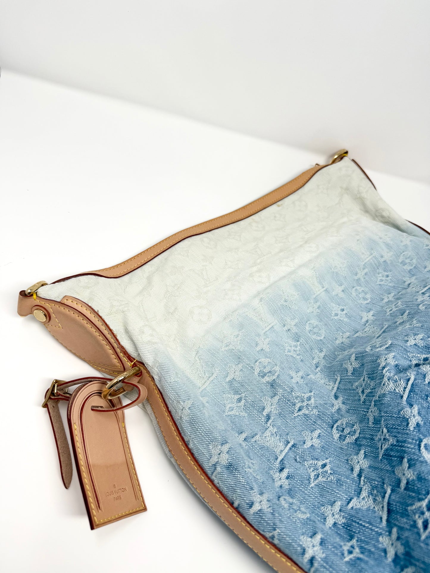 Louis Vuitton Monogram Denim Sunburst PM Blue Ombre Pink
