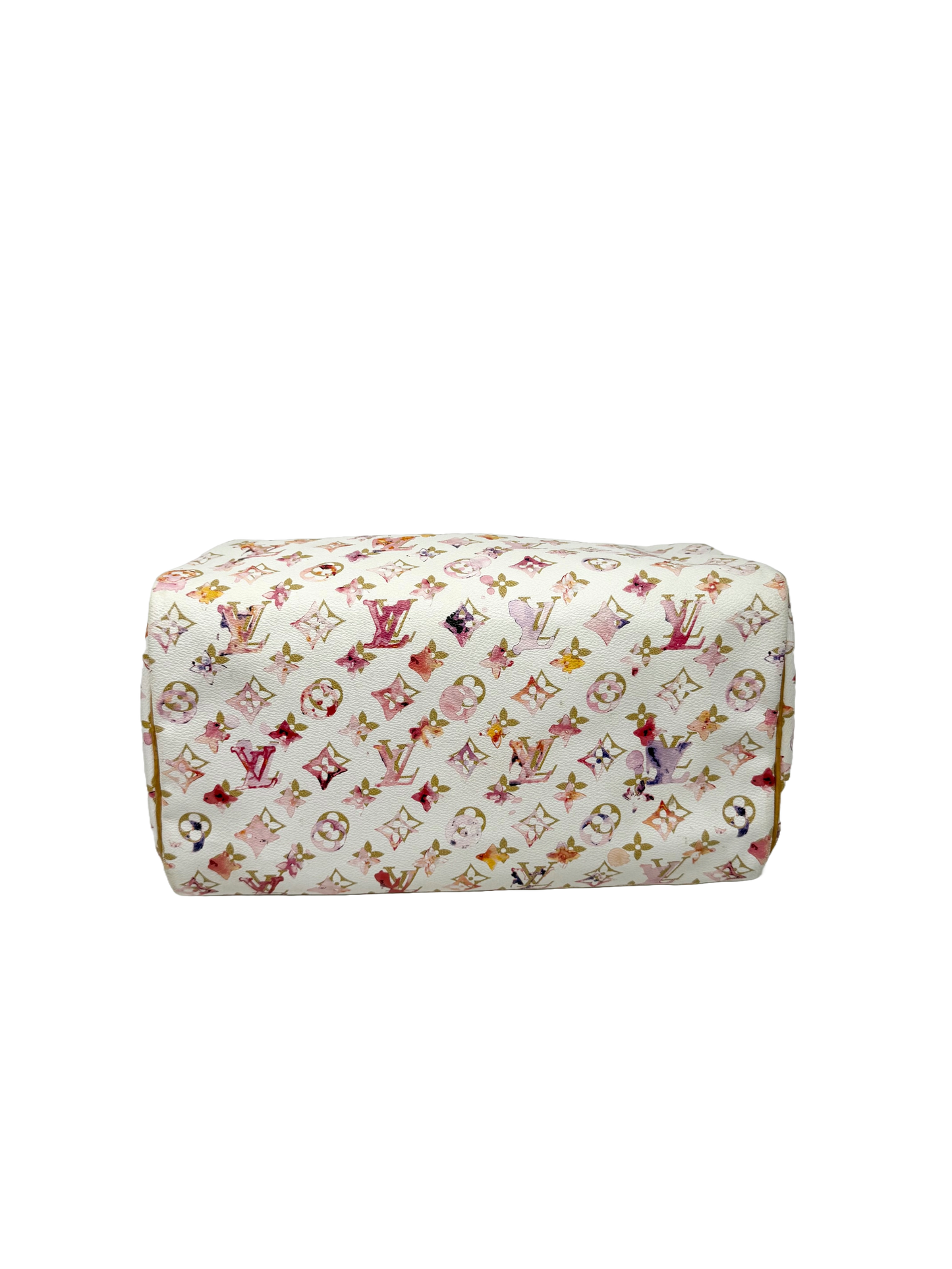 Louis Vuitton Richard Prince Watercolor Aquarelle Speedy 35 White