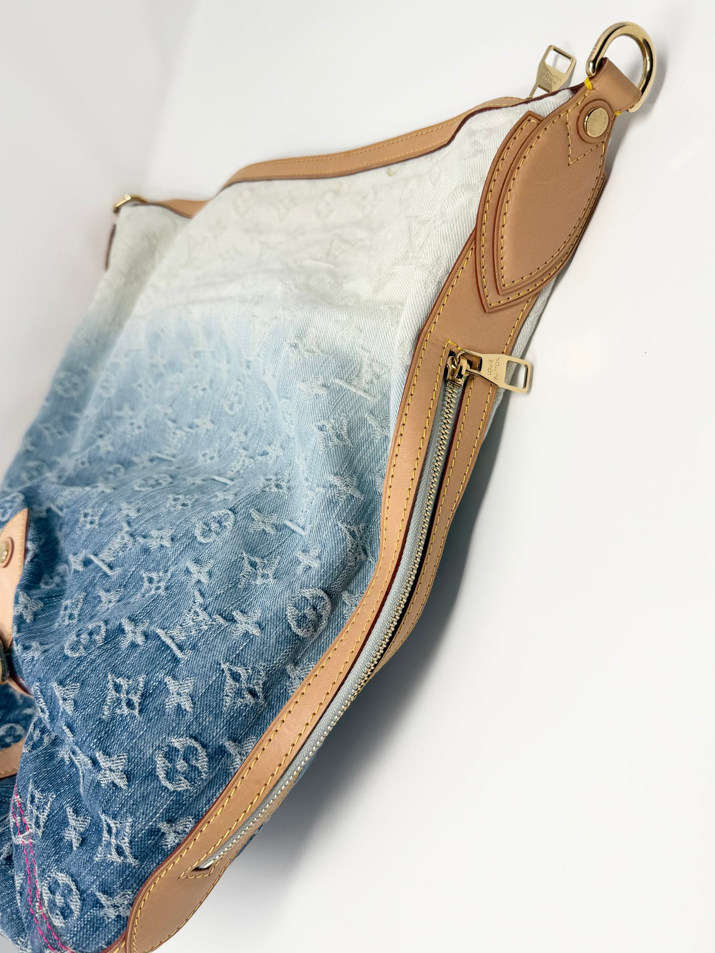 Louis Vuitton Monogram Denim Sunburst PM Blue Ombre Pink