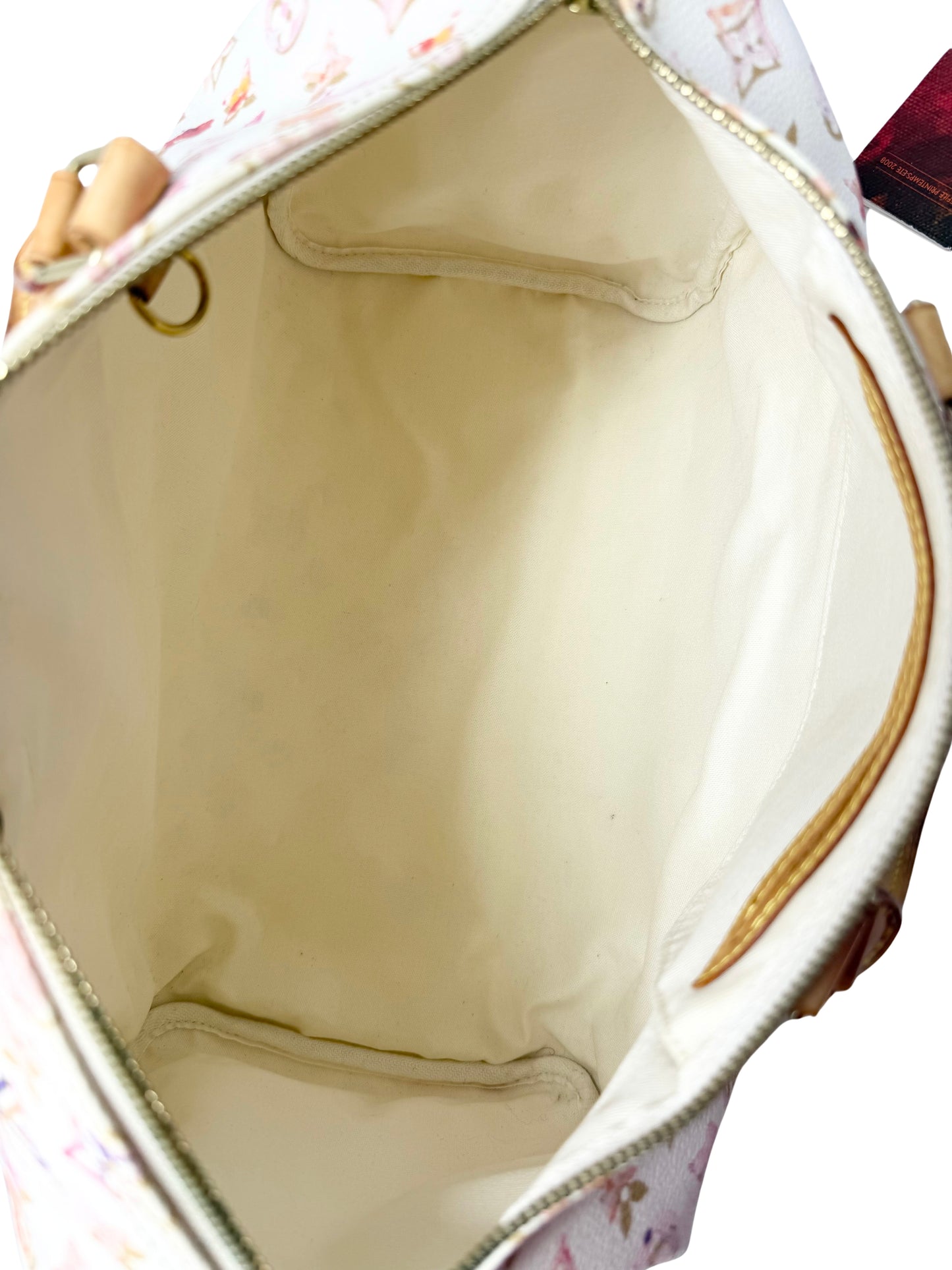 Louis Vuitton Richard Prince Watercolor Aquarelle Speedy 35 White