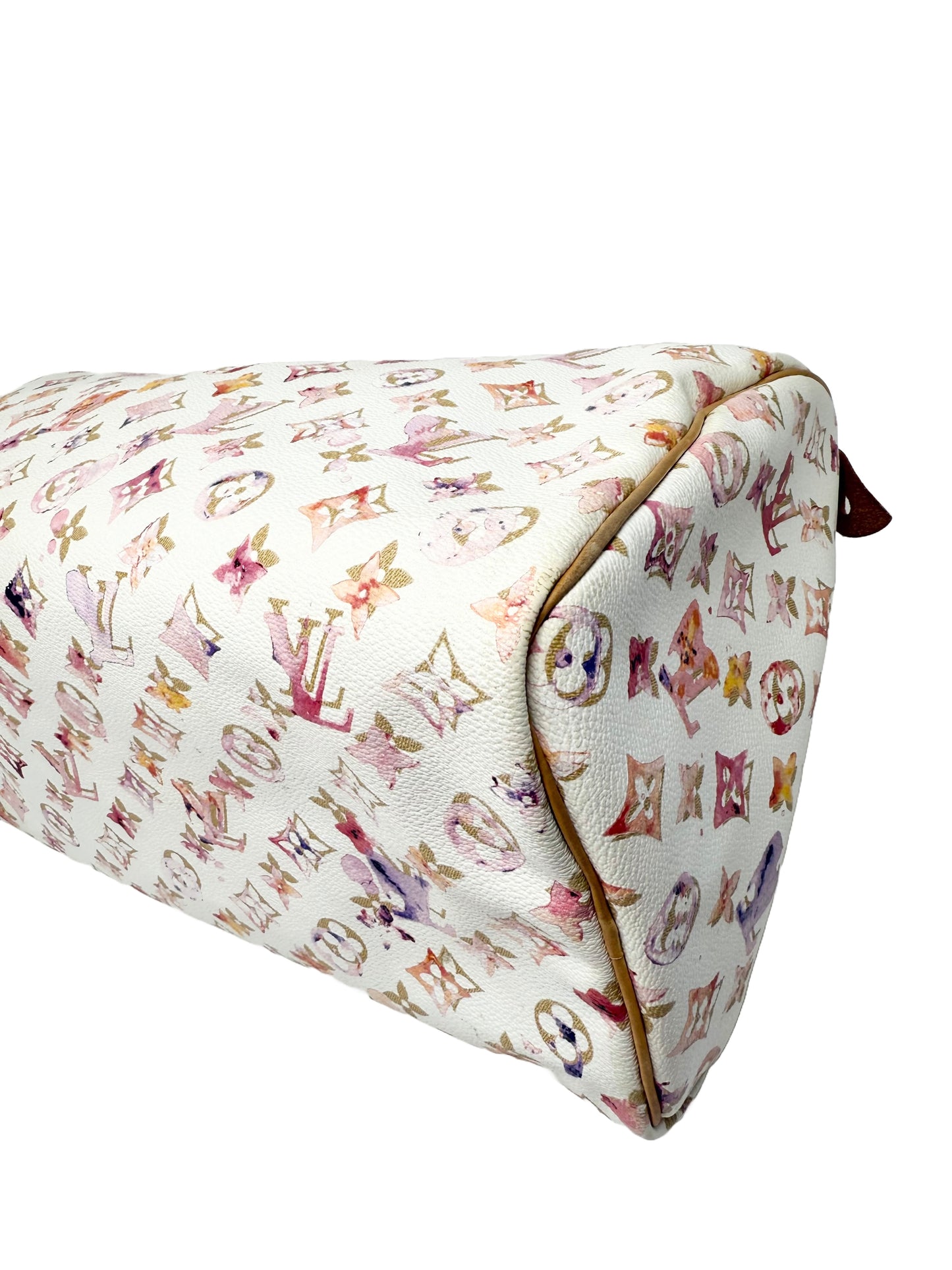 Louis Vuitton Richard Prince Watercolor Aquarelle Speedy 35 White