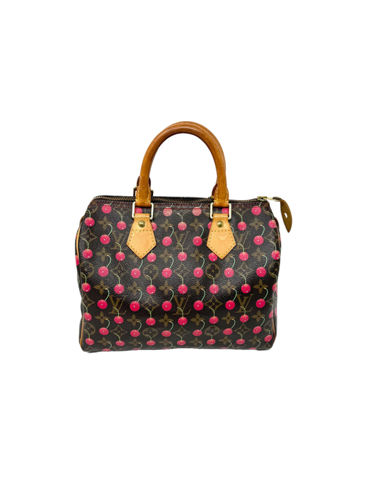 Louis Vuitton Takashi Murakami Monogram Cerises Cherry Speedy 25