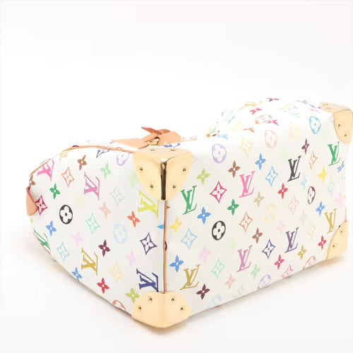 Louis Vuitton Takashi Murakami Multicolor Speedy 30 Monogram White