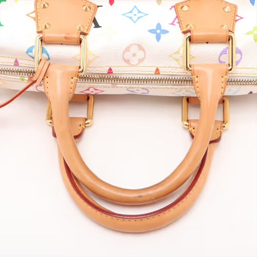 Louis Vuitton Takashi Murakami Multicolor Speedy 30 Monogram White
