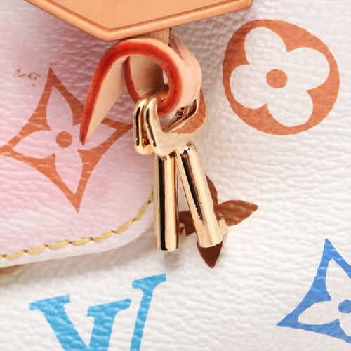 Louis Vuitton Takashi Murakami Multicolor Speedy 30 Monogram White