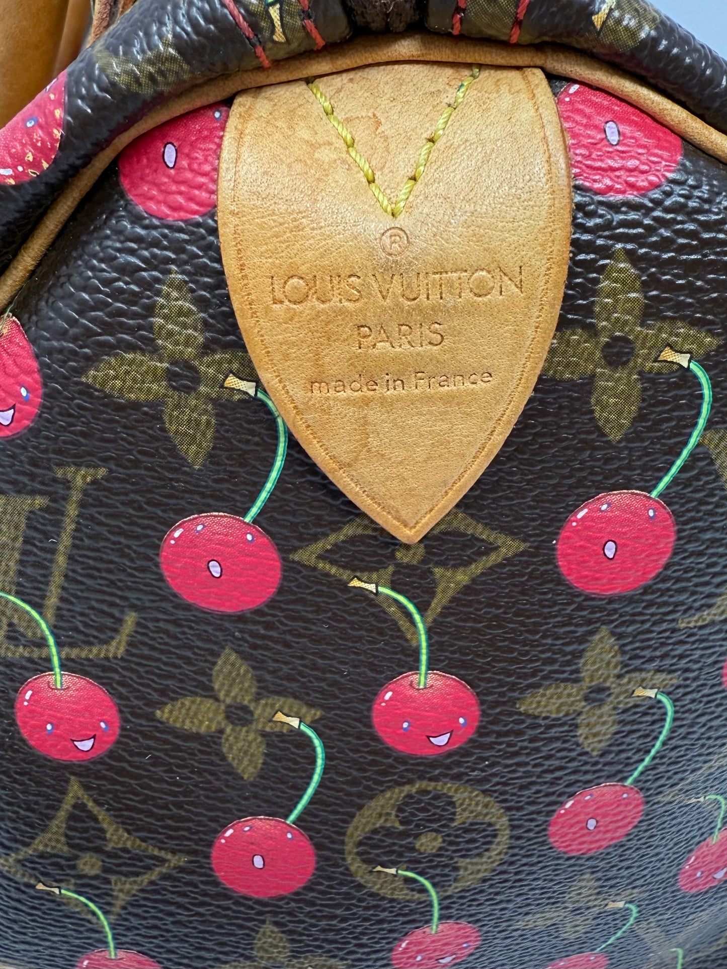 Louis Vuitton Takashi Murakami Monogram Cerises Cherry Speedy 25