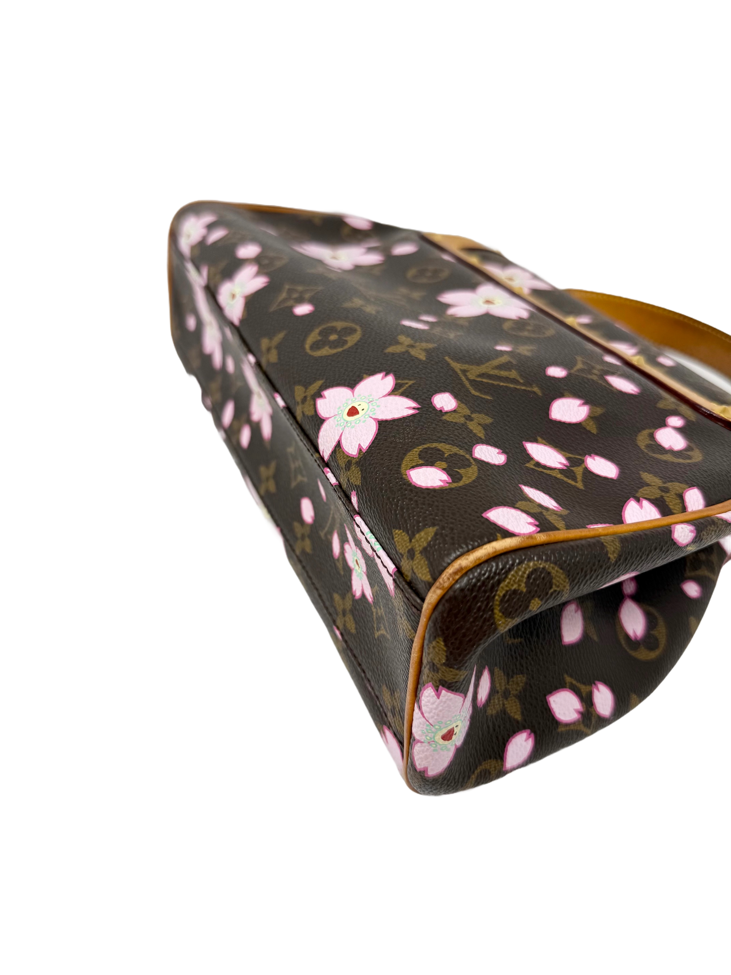 Louis Vuitton Takashi Murakami Cherry Blossom Sac Retro PM Brown Pink