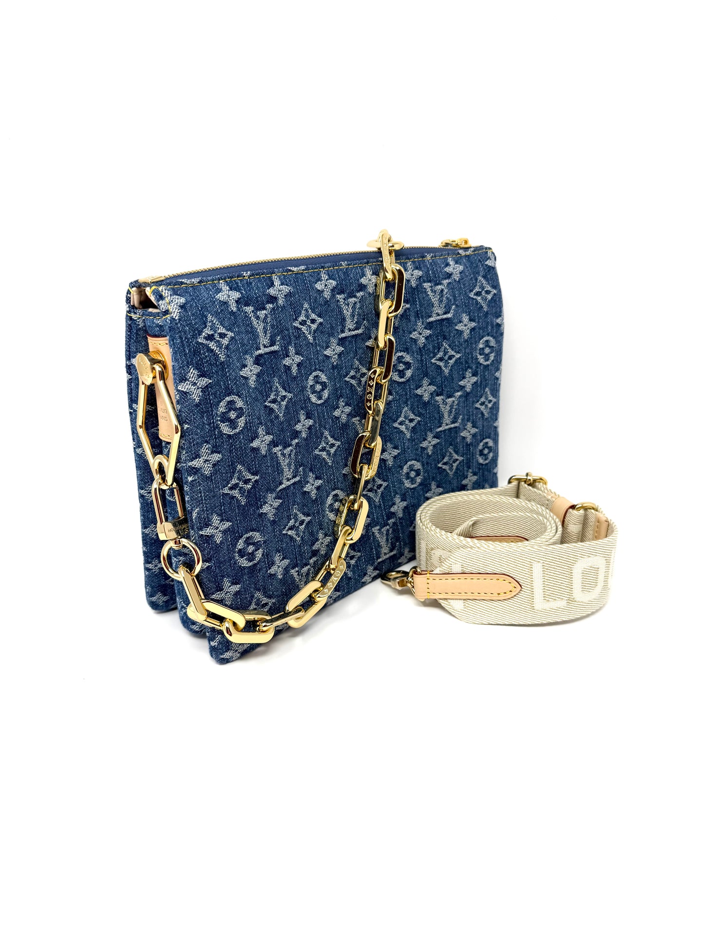 Louis Vuitton Coussin PM Monogram Denim Remix