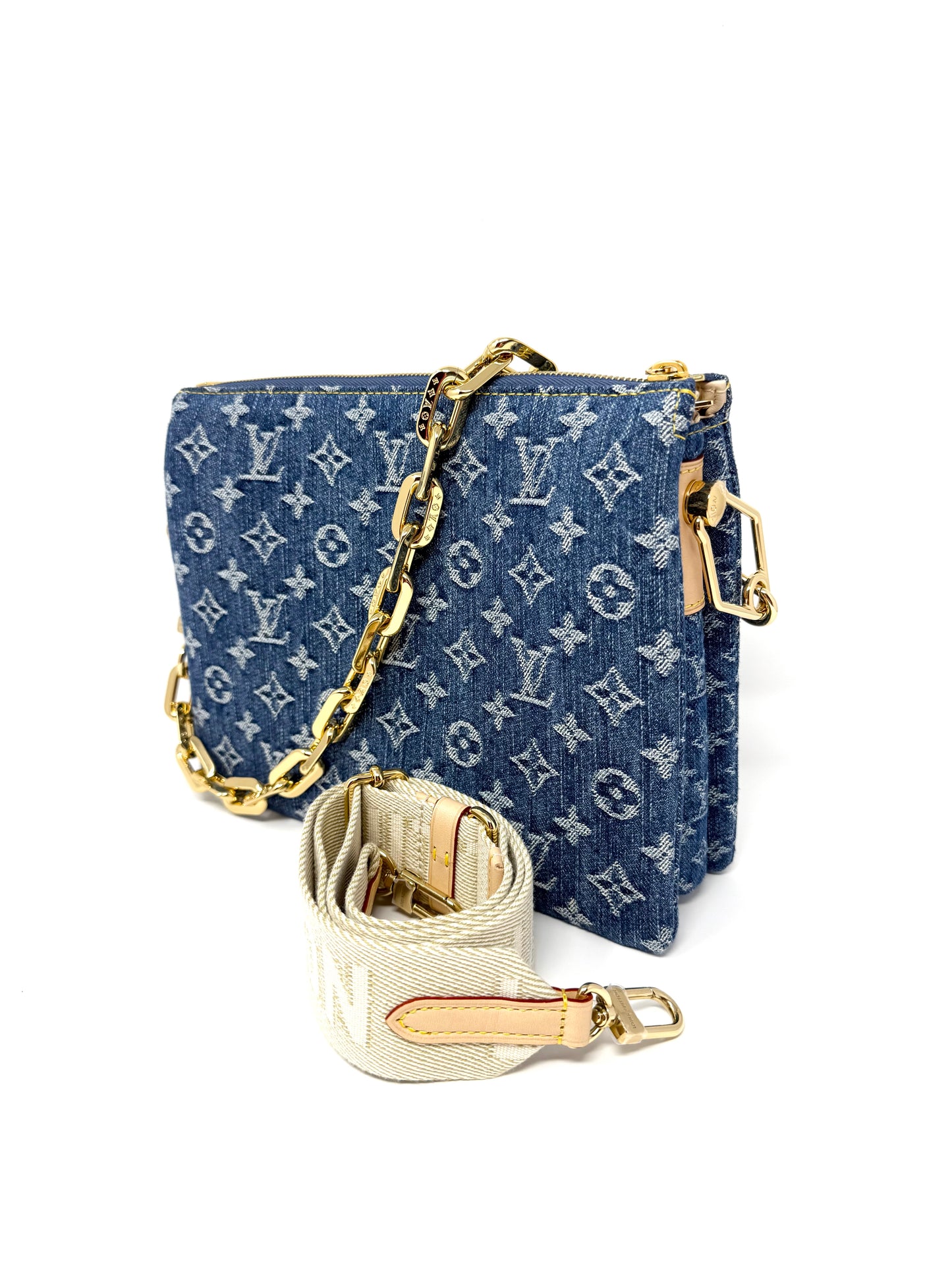 Louis Vuitton Coussin PM Monogram Denim Remix
