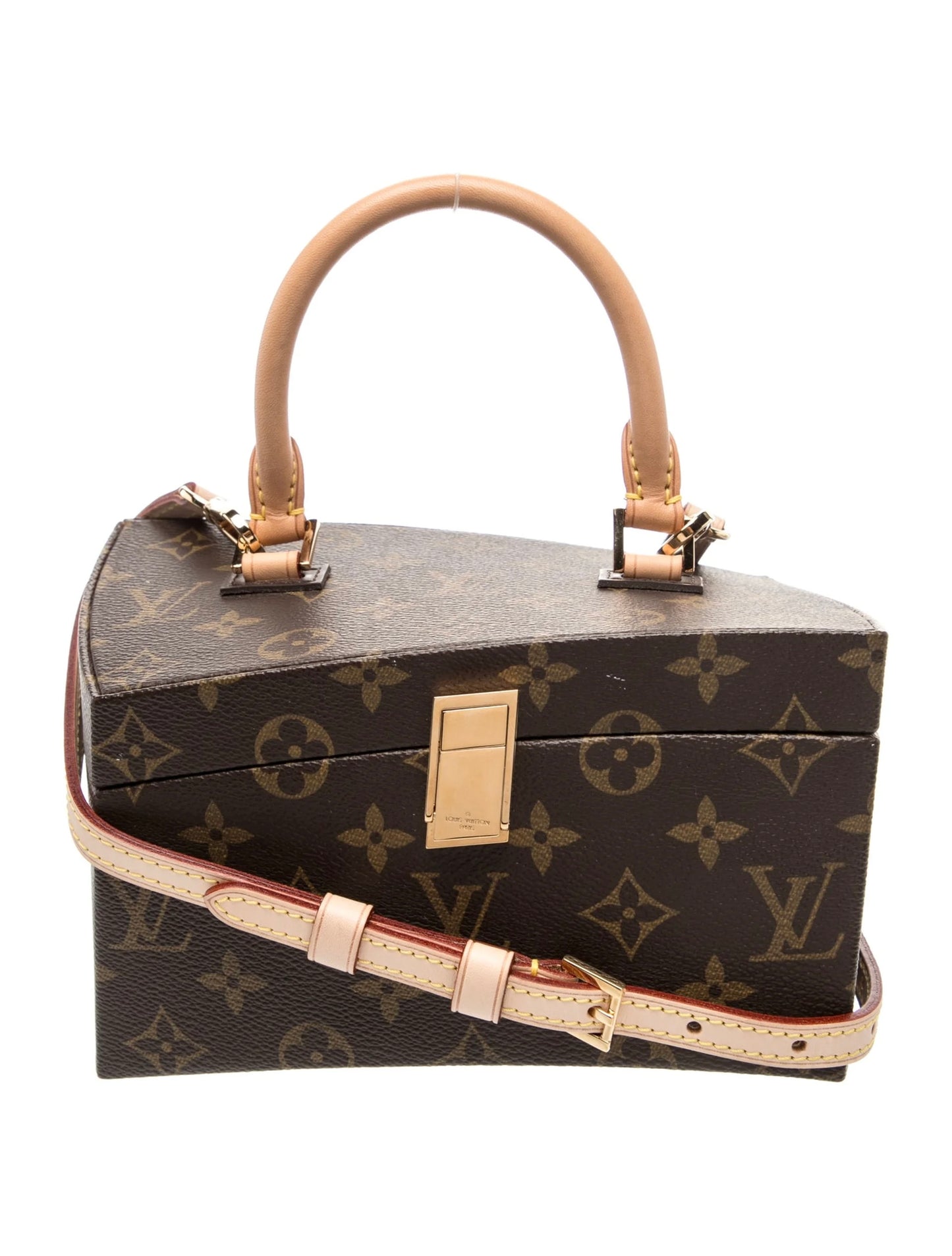 Louis Vuitton Frank Gehry Twisted Trunk Box Bag Brown Monogram