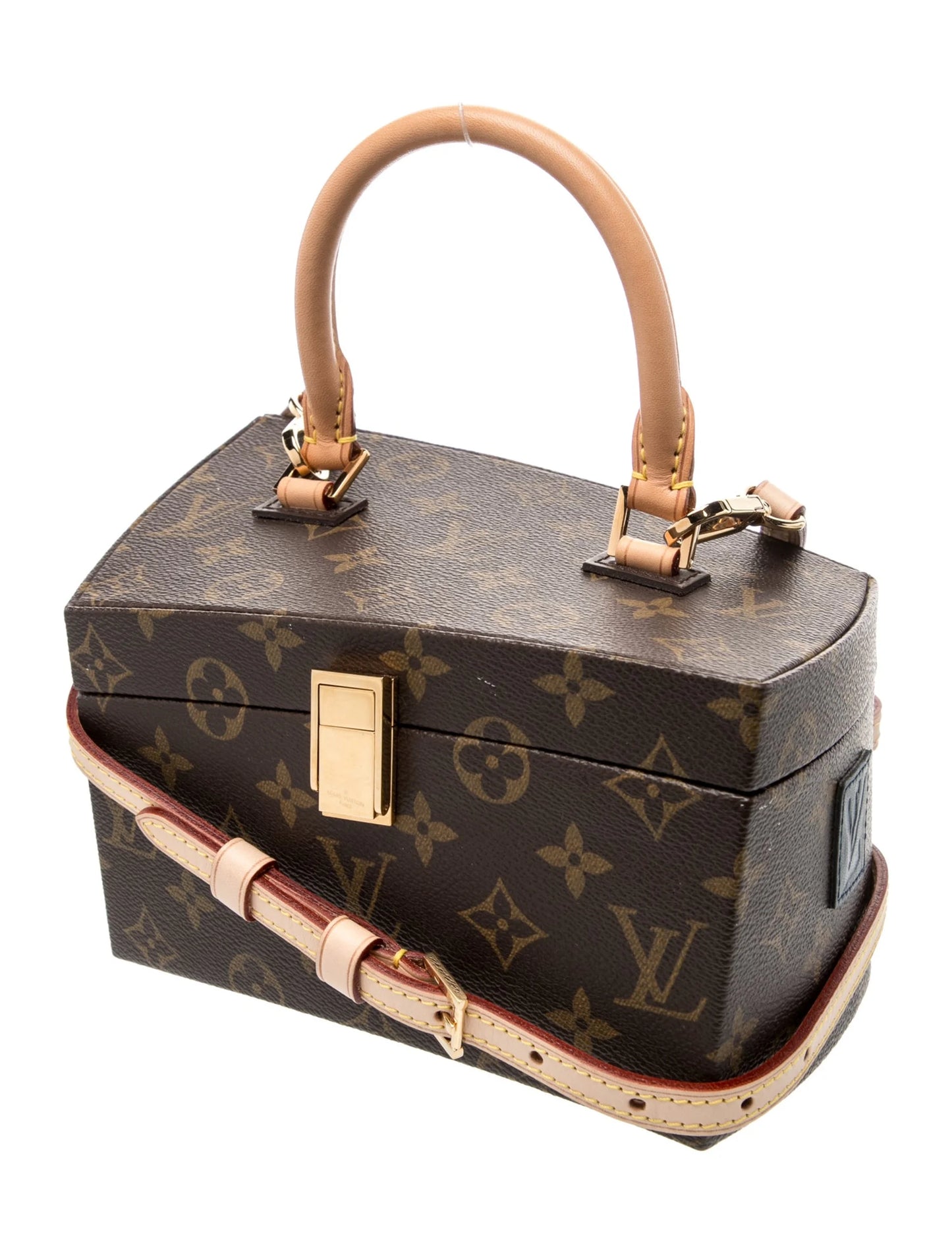 Louis Vuitton Frank Gehry Twisted Trunk Box Bag Brown Monogram