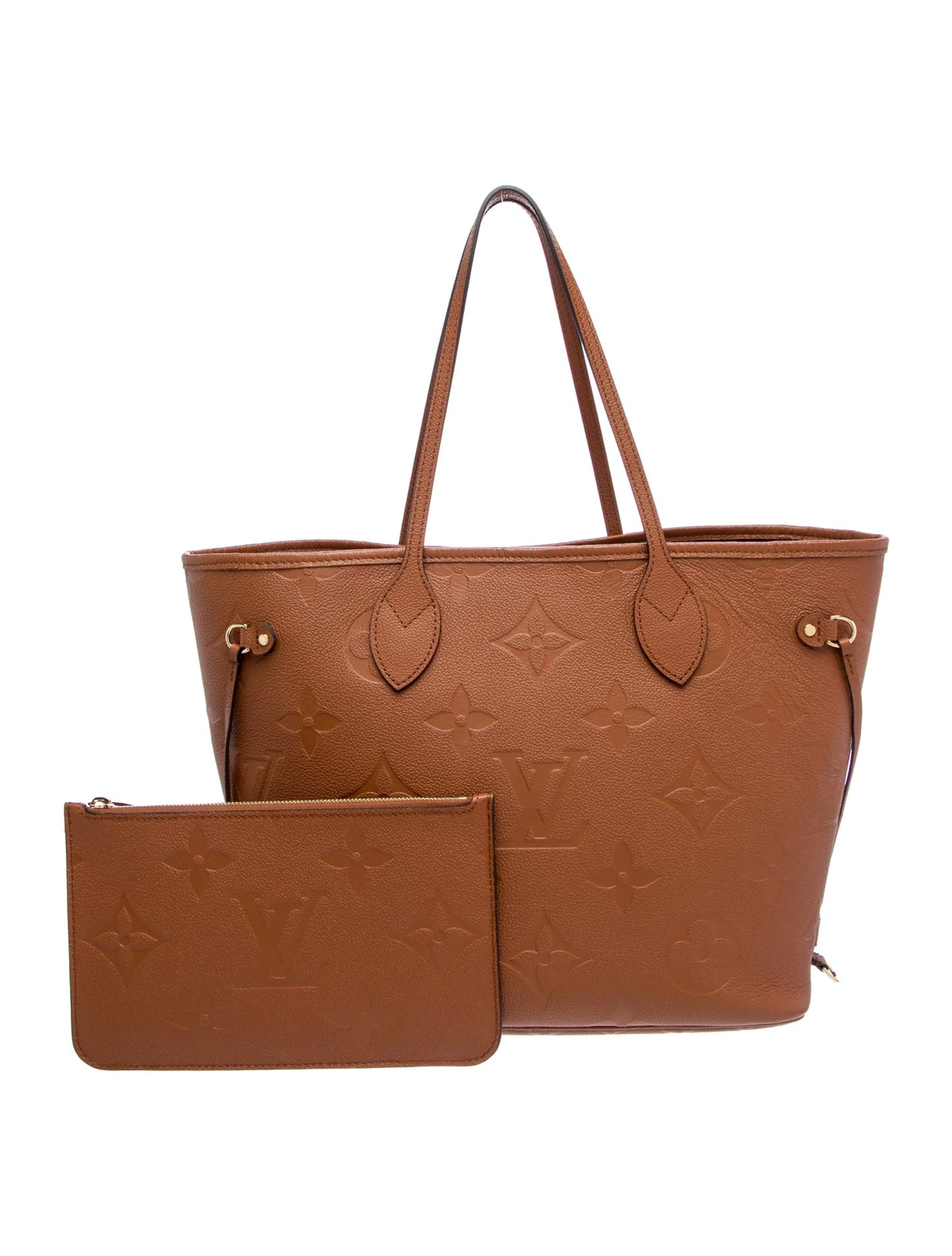 Louis Vuitton Empreinte Giant Neverfull MM Cognac Brown